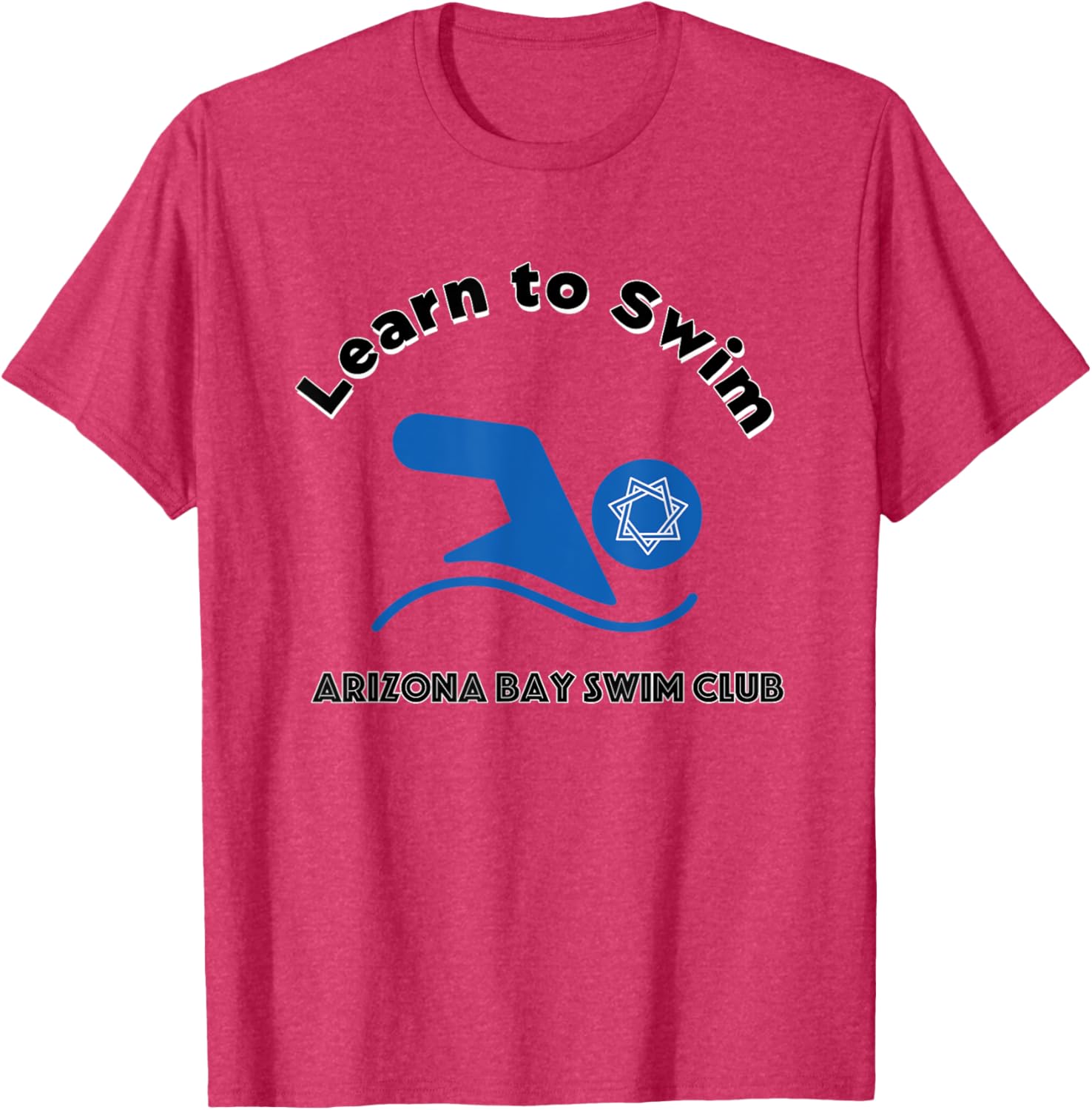 Learn to Swim Club Bay Arizona T-Shirt Fun Summer Swimwear Apparel - 11