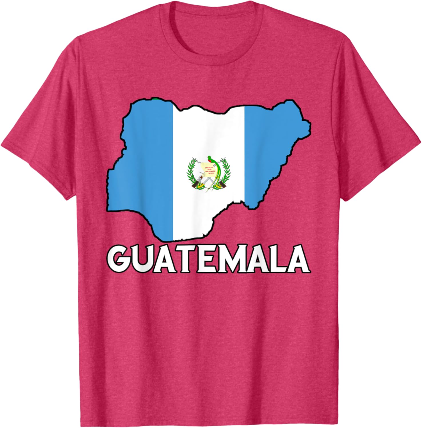 Guatemalan Pride T-Shirt with Flag Map for Cultural Connection - 24