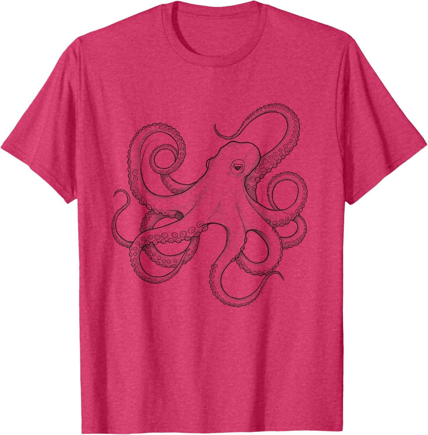 Octopus Sketch Design Idea T-Shirt for Unique Style and Fun Fashion - 3