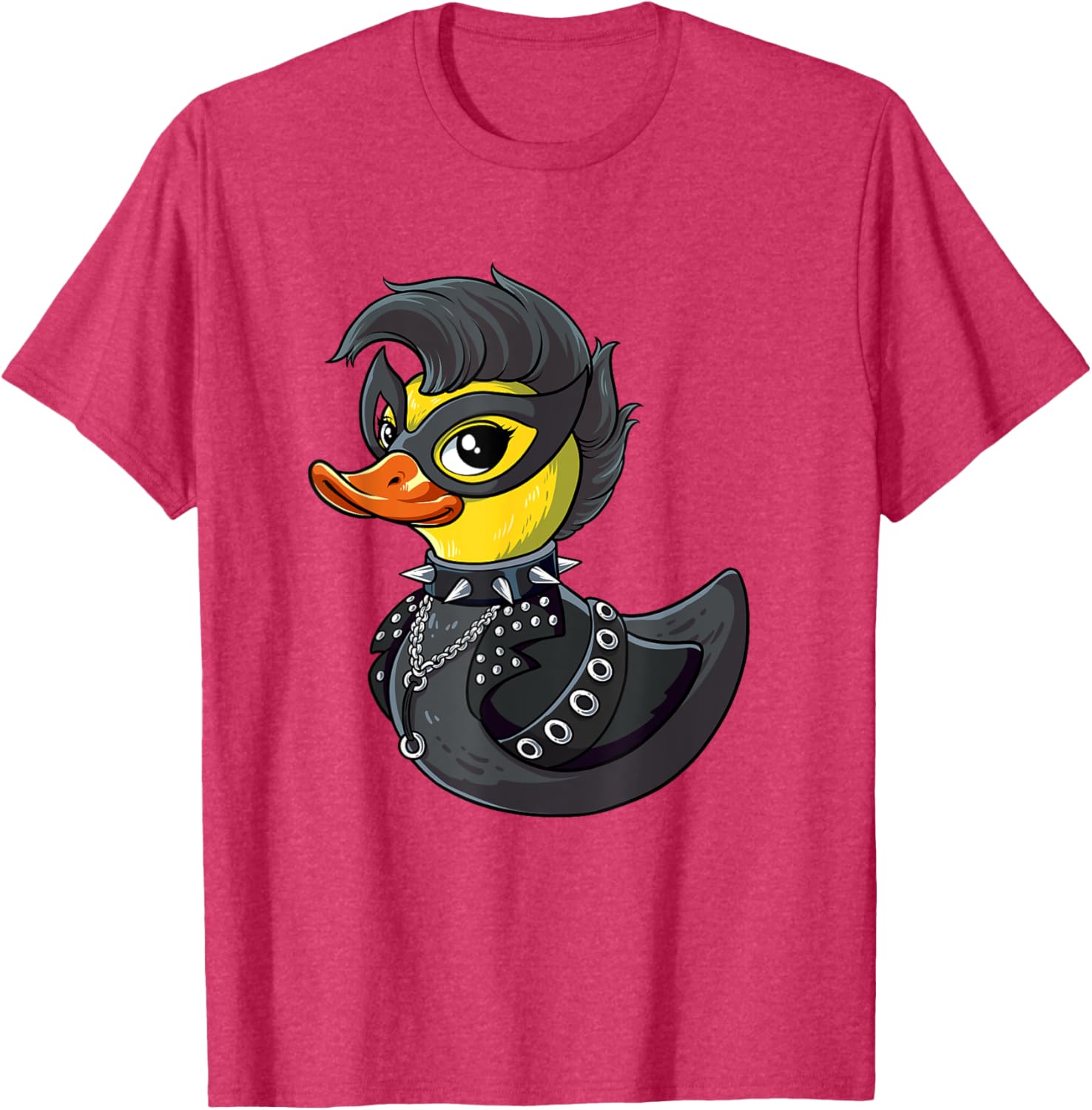 Punk Duck Rocker T-Shirt for Music Lovers - Cool Graphic Tee - 10