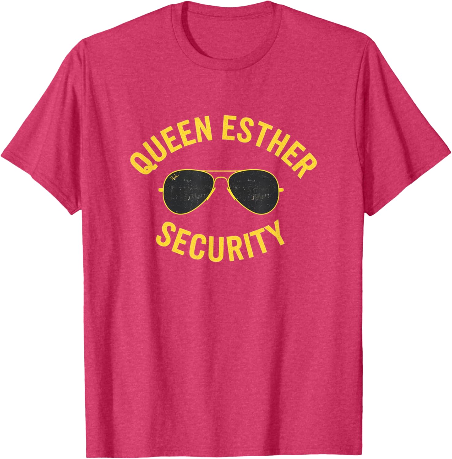 Funny Queen Esther Security T-Shirt for Purim Parties and Celebrations - 9