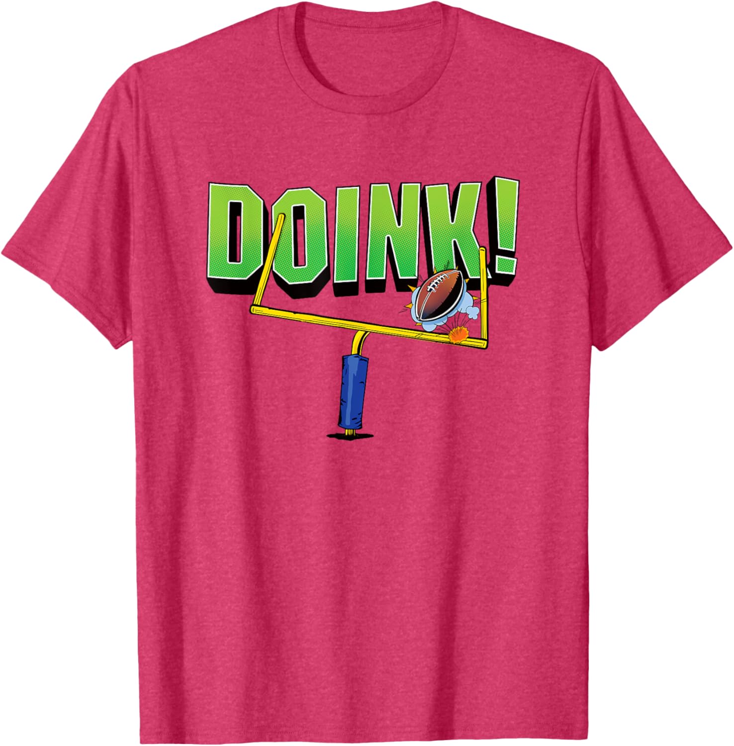 Funny Football Kicker T-Shirt for Fans Who Missed the Field Goal Posts - 9