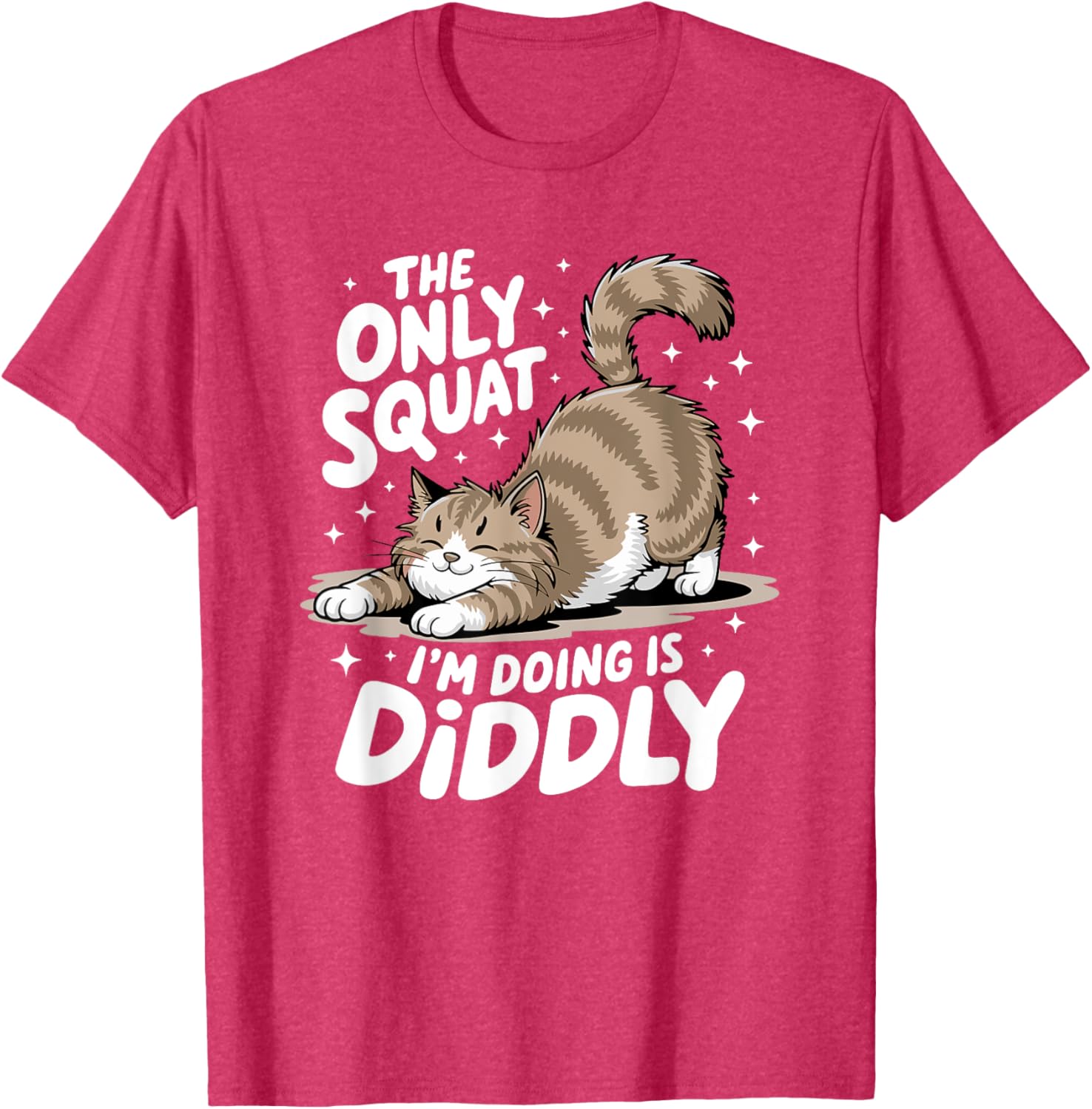 Funny Diddly Squat Cat T-Shirt for Men and Women - Perfect Gift for Cat Lovers - 20