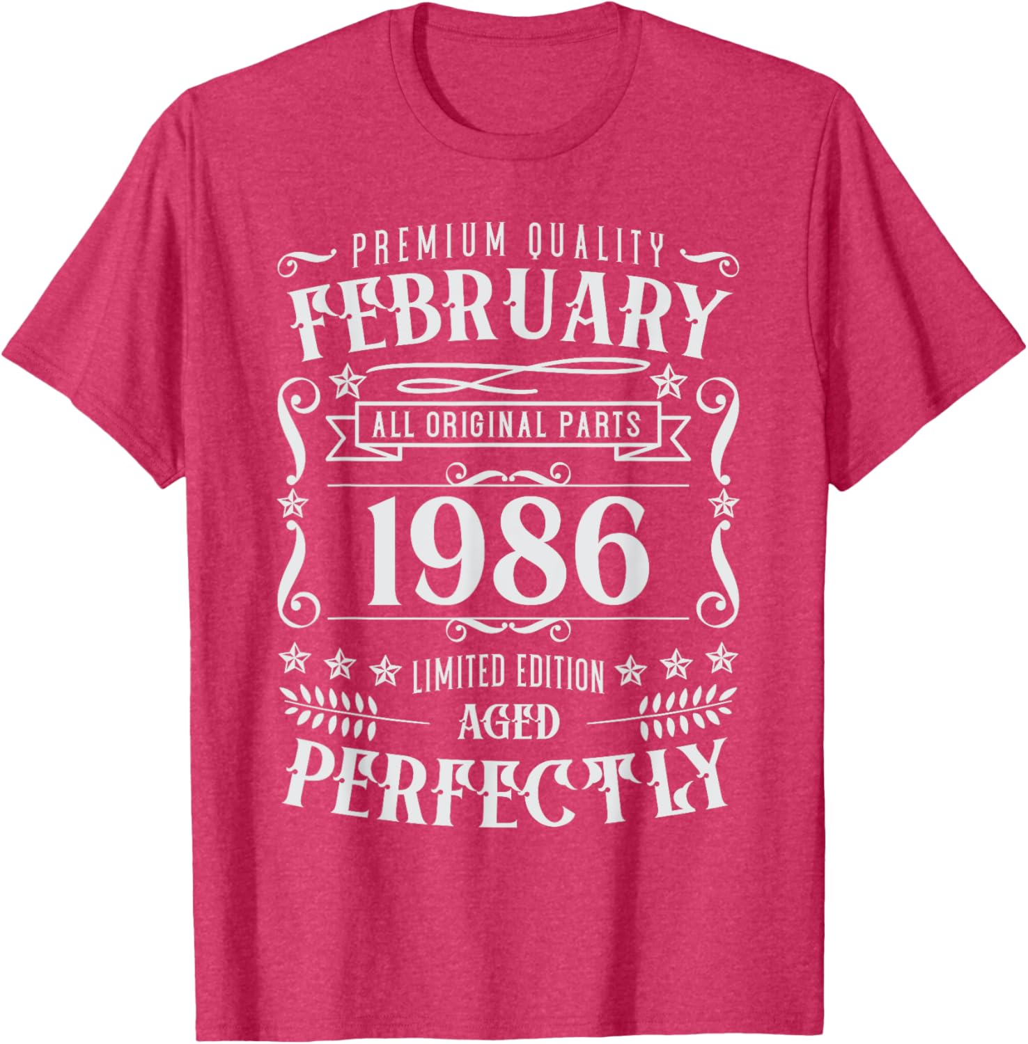 39th Birthday Legends Born in February 1986 T-Shirt for Celebrations - 1