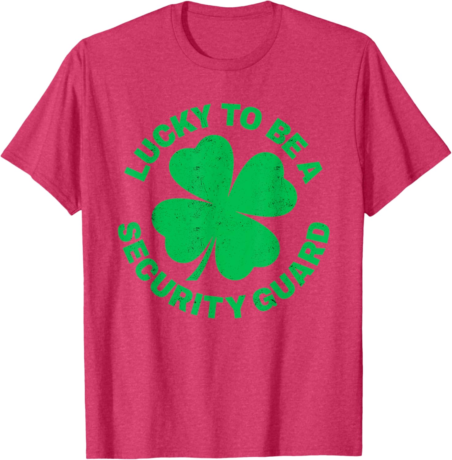 Lucky to Be a Security Guard St Patrick's Day T-Shirt for Irish Celebrations - 12