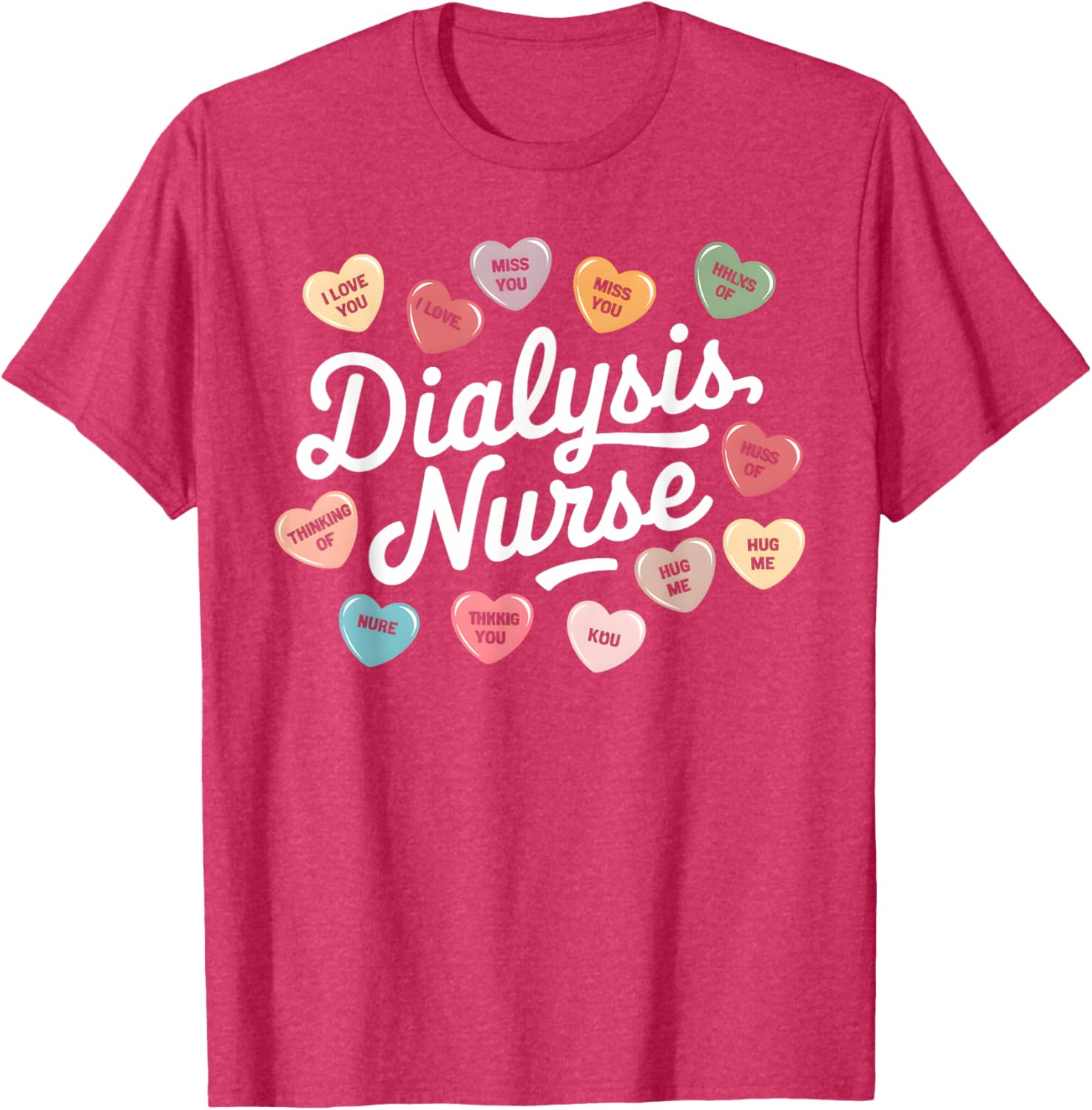 Valentine's Day Dialysis Nurse T-Shirt for Nephrology Technicians - 13