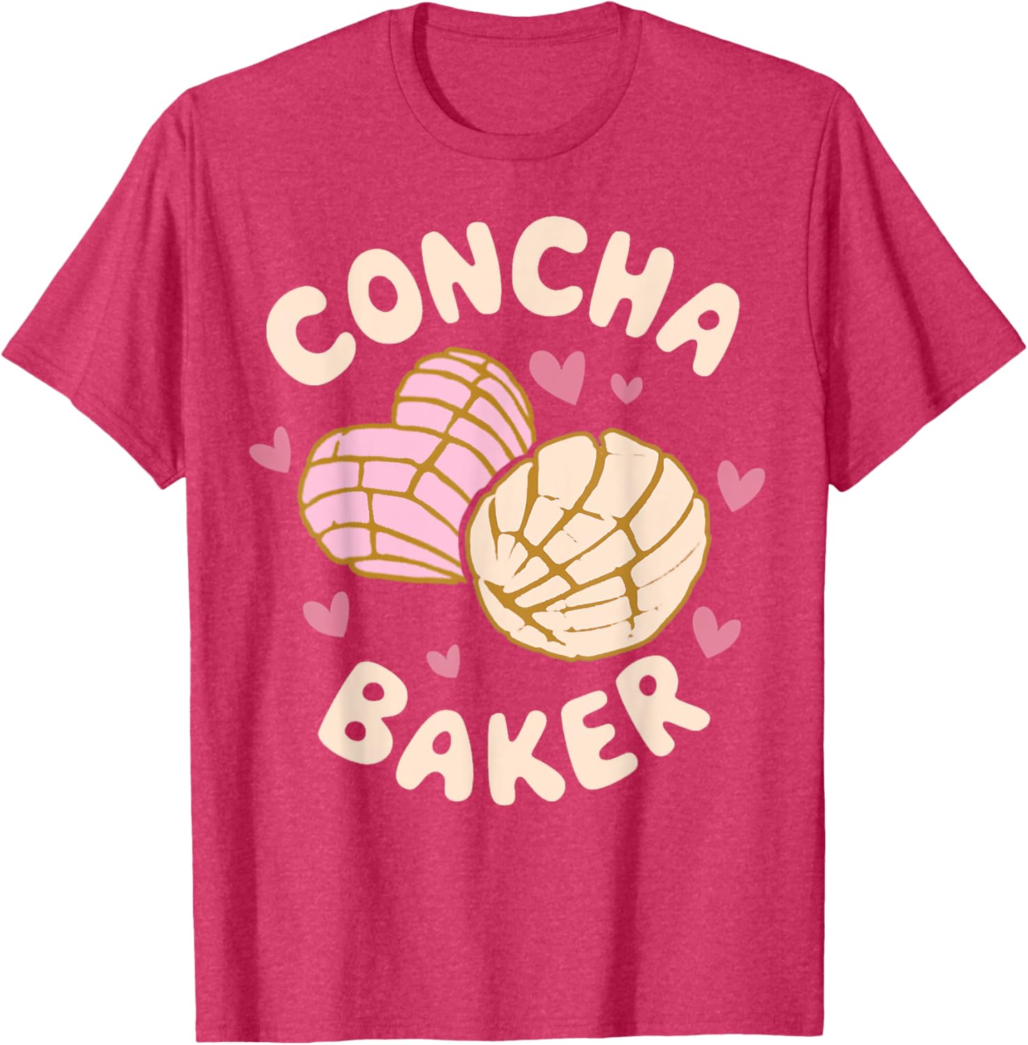 Latina Concha Baker T-Shirt for Lovers of Mexican Baked Pastries - 2