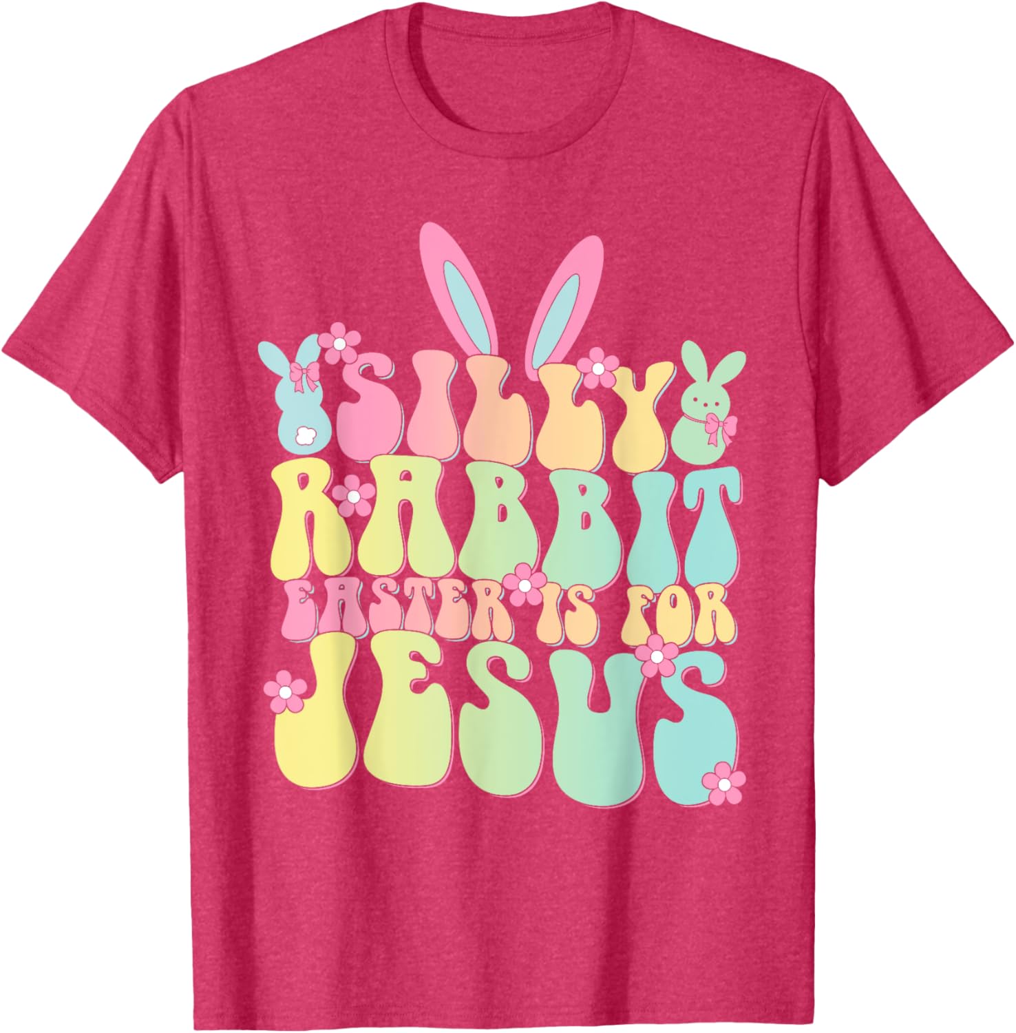 Silly Rabbit Easter is For Jesus Christian T-Shirt for Celebrating Easter - 17