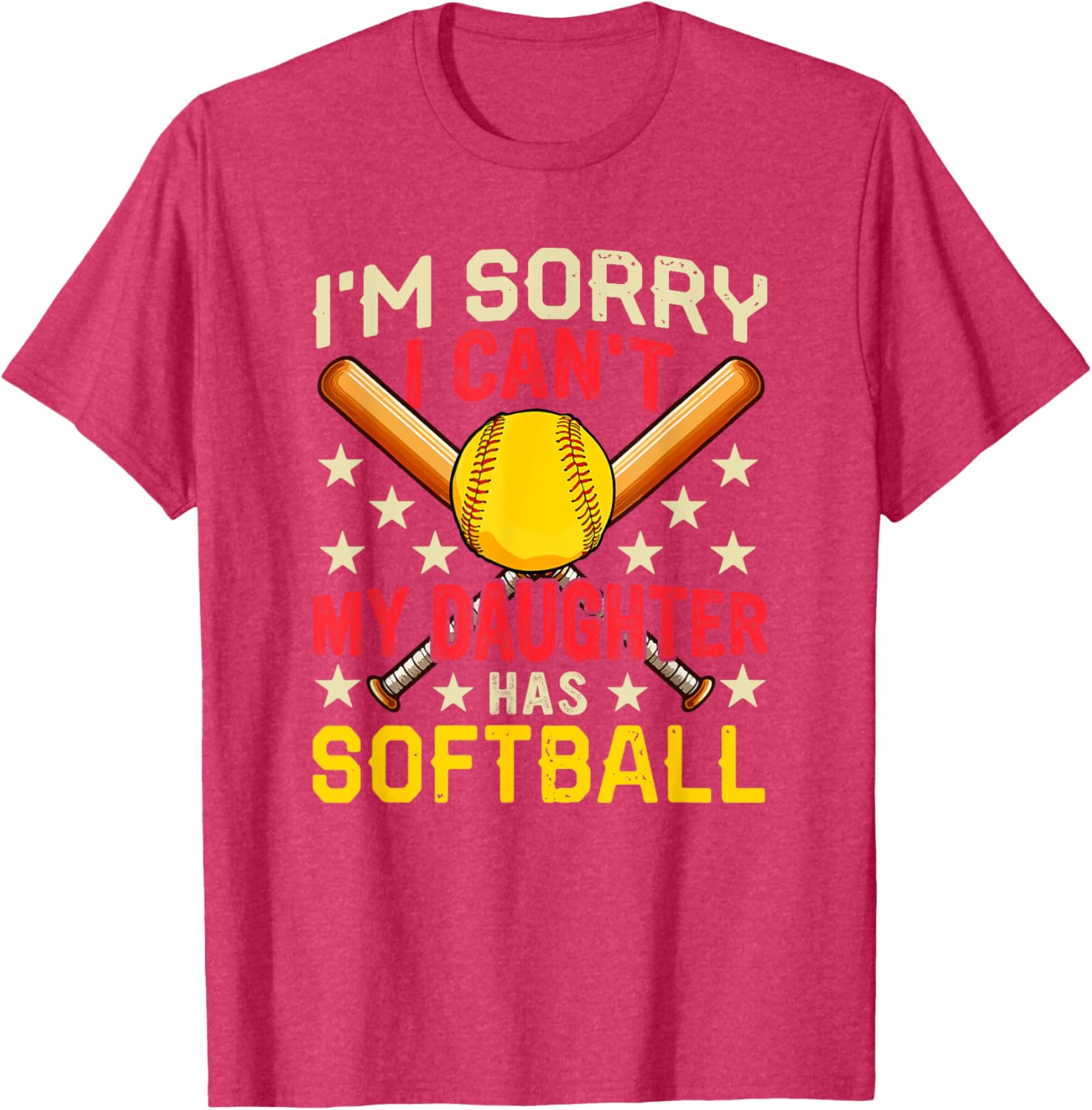 Funny Softball Player Costume Family T-Shirt for Daughters and Fans - 25