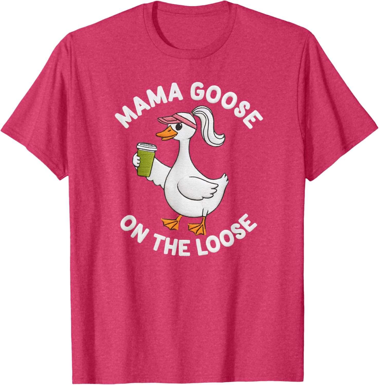 Mama Goose On the Loose Silly Mom Life T-Shirt Perfect for Mother's Day - 5
