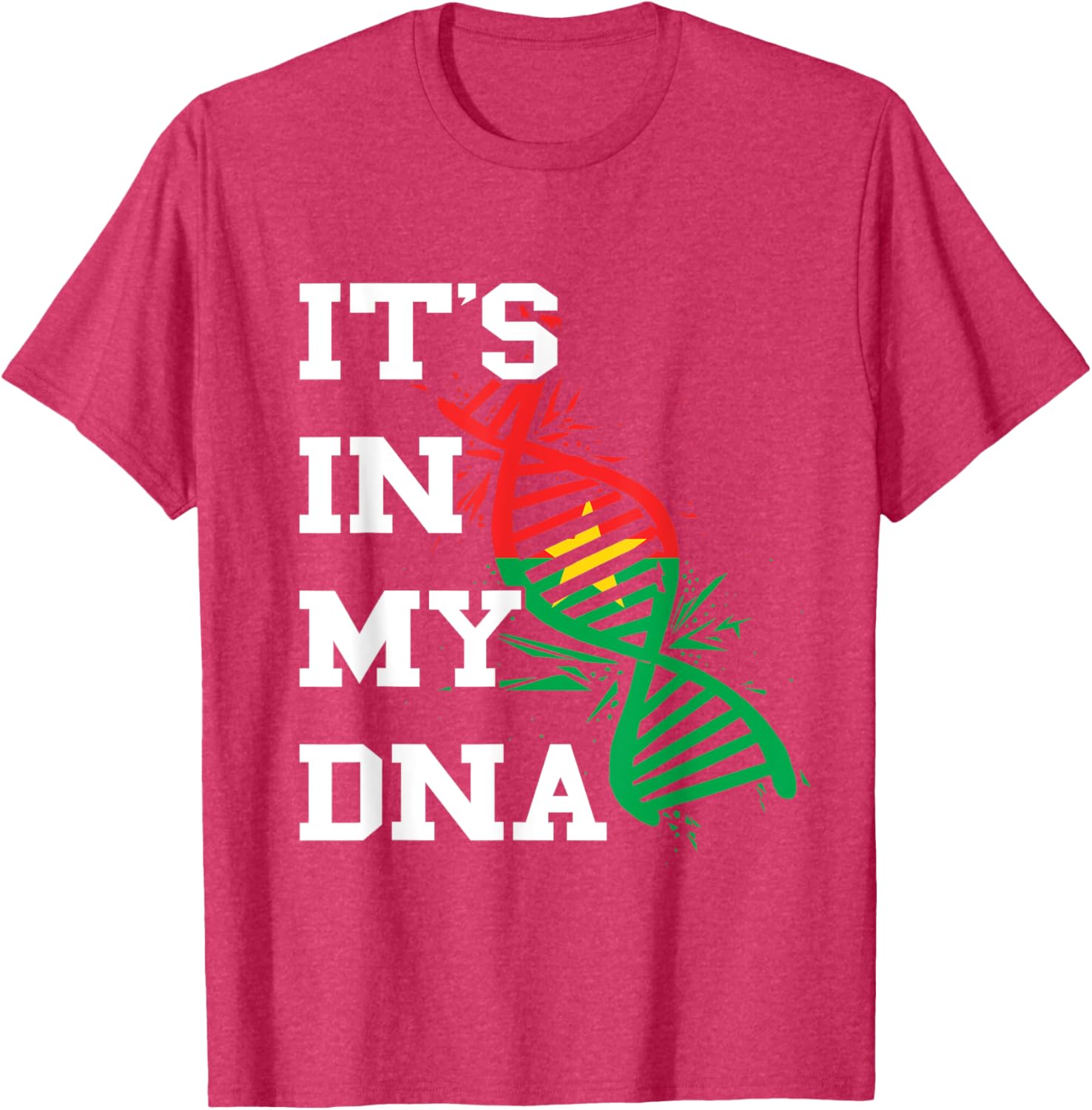 Burkina Faso Flag Its In My DNA Burkina Fasoan Roots T-Shirt - 11