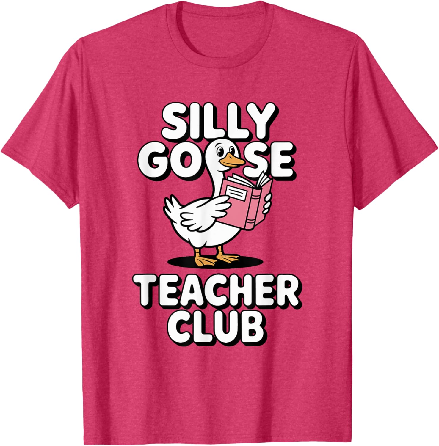 Silly Goose Teacher Club Fun Back to School Humor T-Shirt for Educators - 13