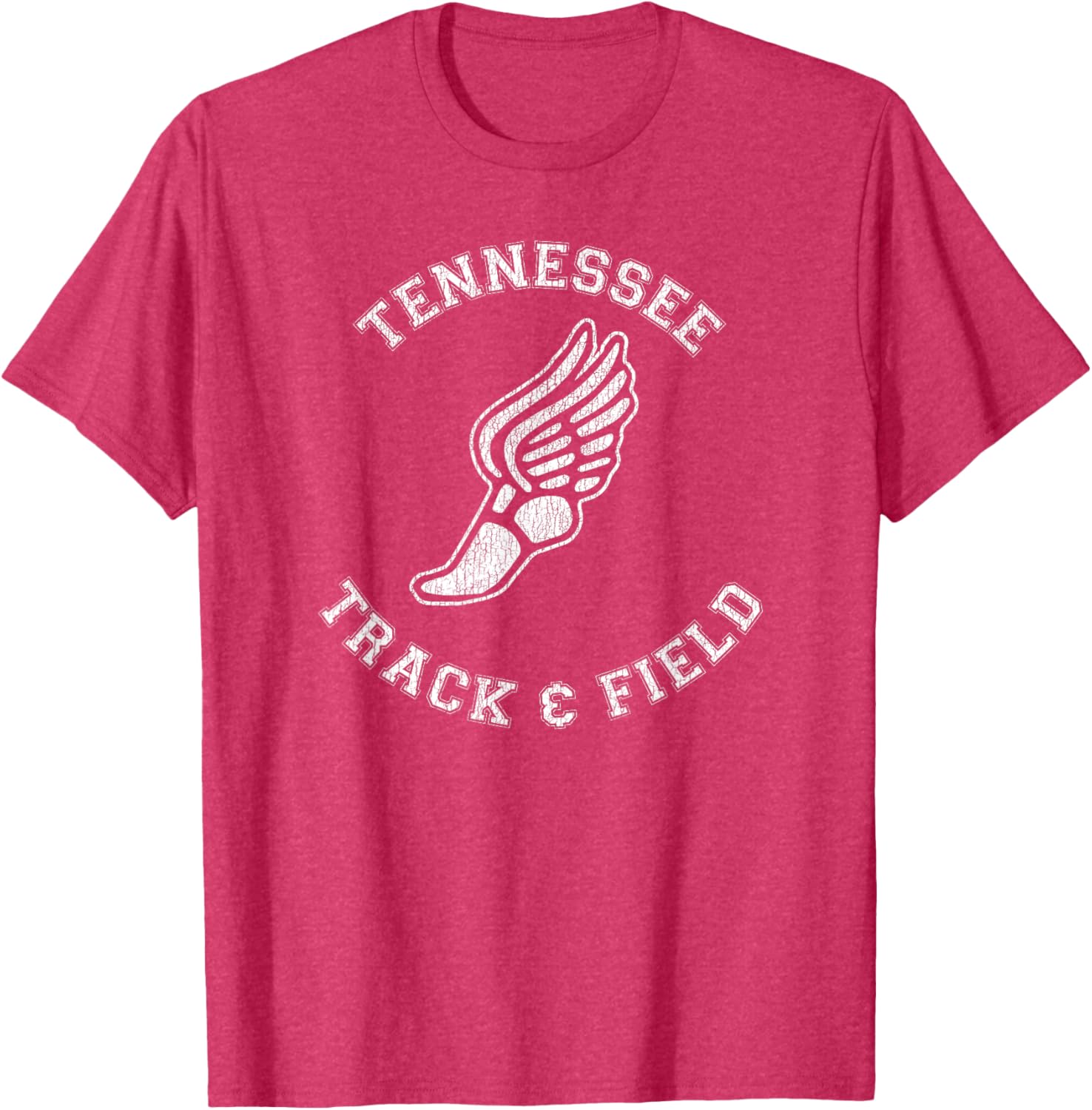 Tennessee Track and Field Retro Classic 80s Distressed T-Shirt - 18