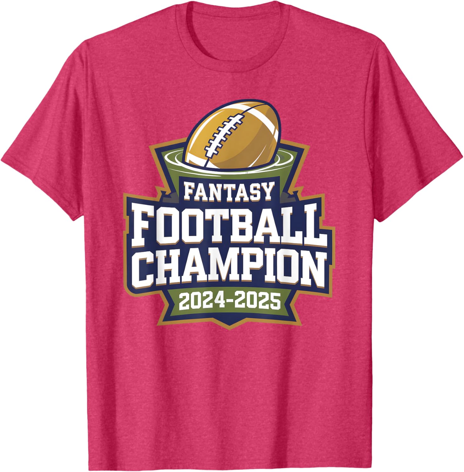 Fantasy Football Champion T-Shirt for Men and Boys 2024-2025 - 28