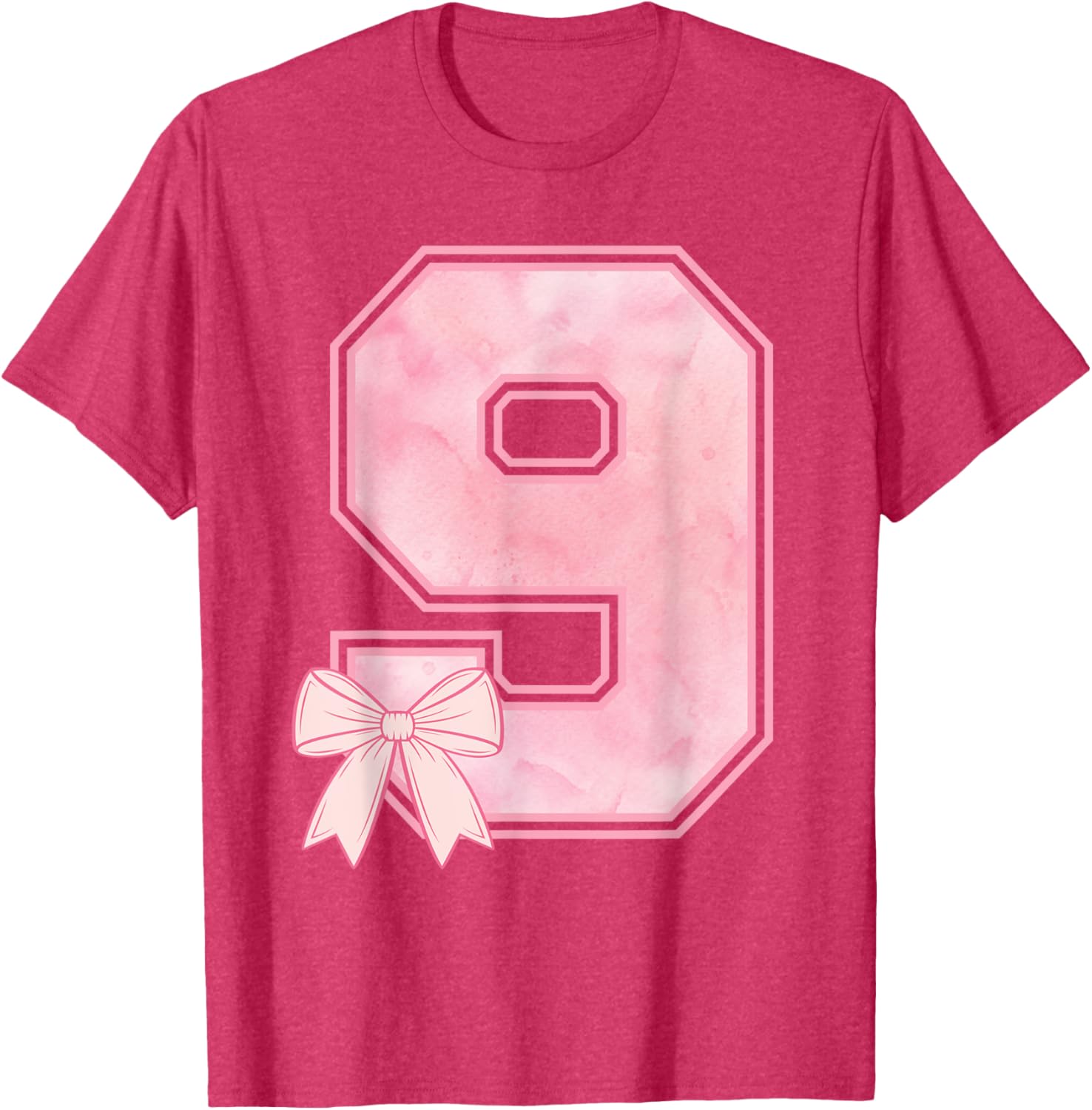 Adorable Pink Coquette Bow T-Shirt for 9 Year Old Birthday Girls - 18