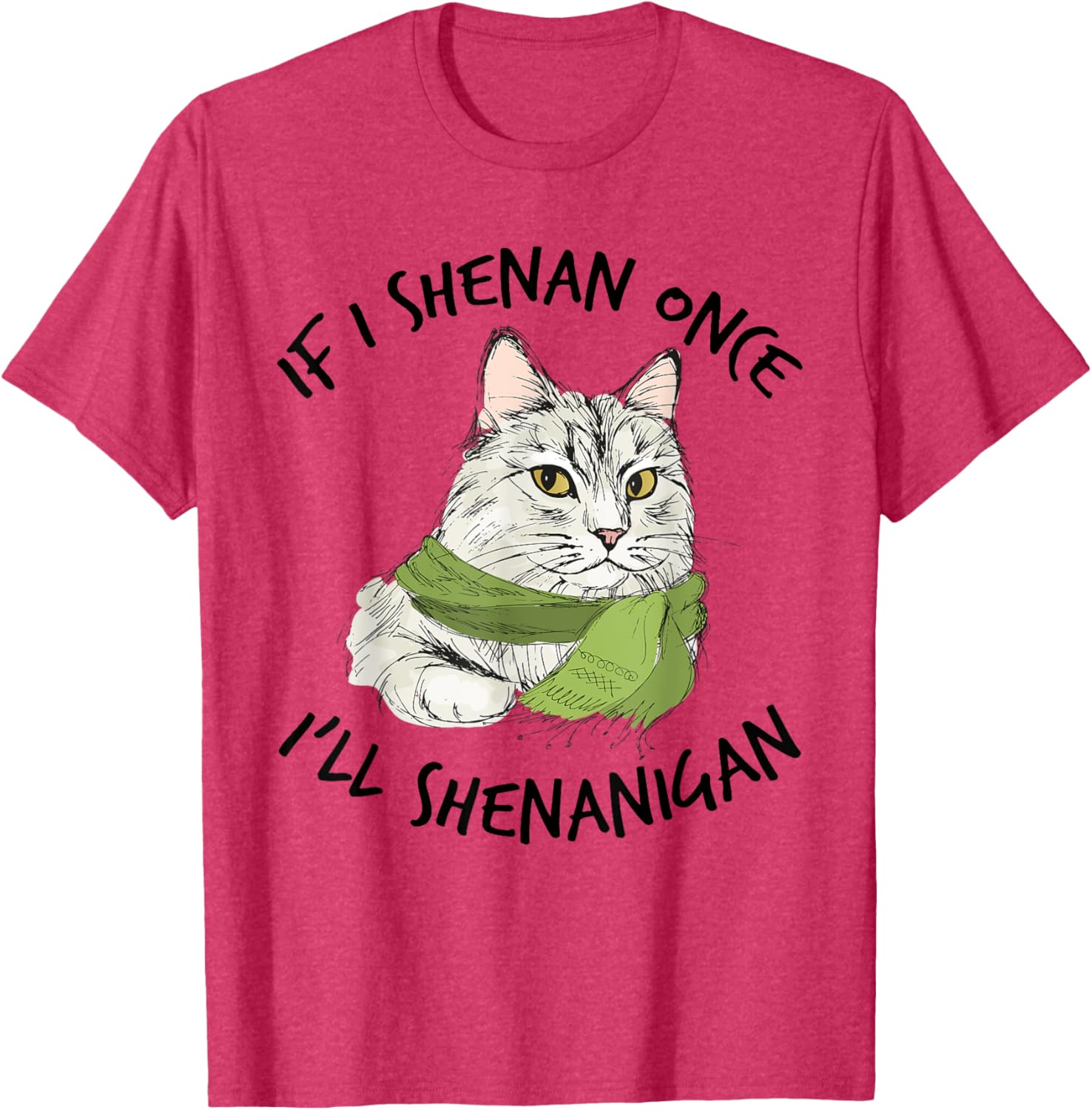 Funny Shenanigan Cat T-Shirt Perfect for Cat Lovers and Laughs - 9