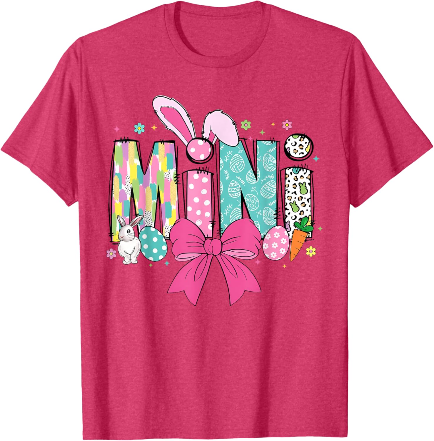 Adorable Mama Bunny Easter T-Shirt for Matching Family Celebrations - 16