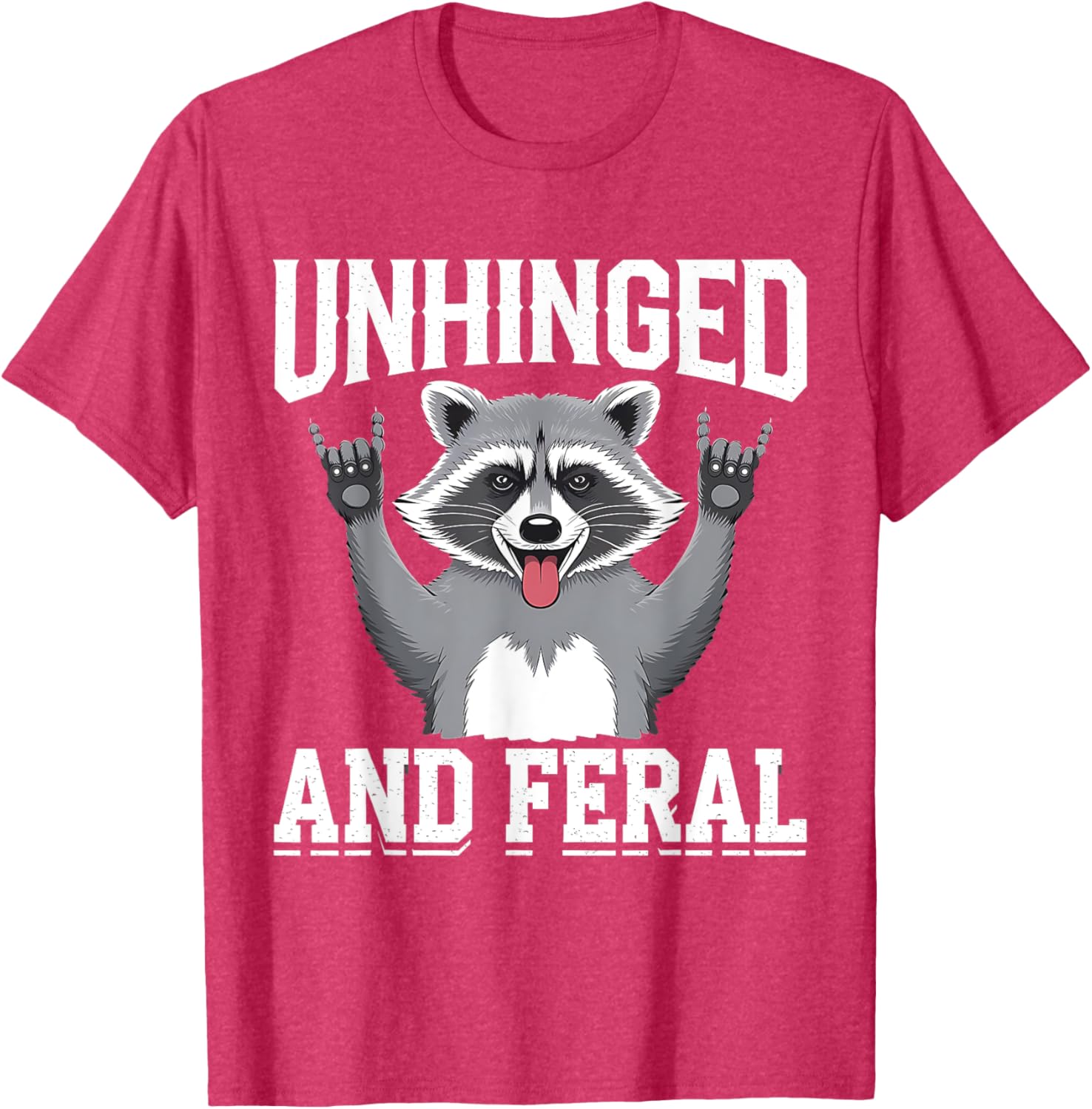 Feral Raccoon Retro Chaos Vibes T-Shirt for Fun and Stylish Outfits - 1