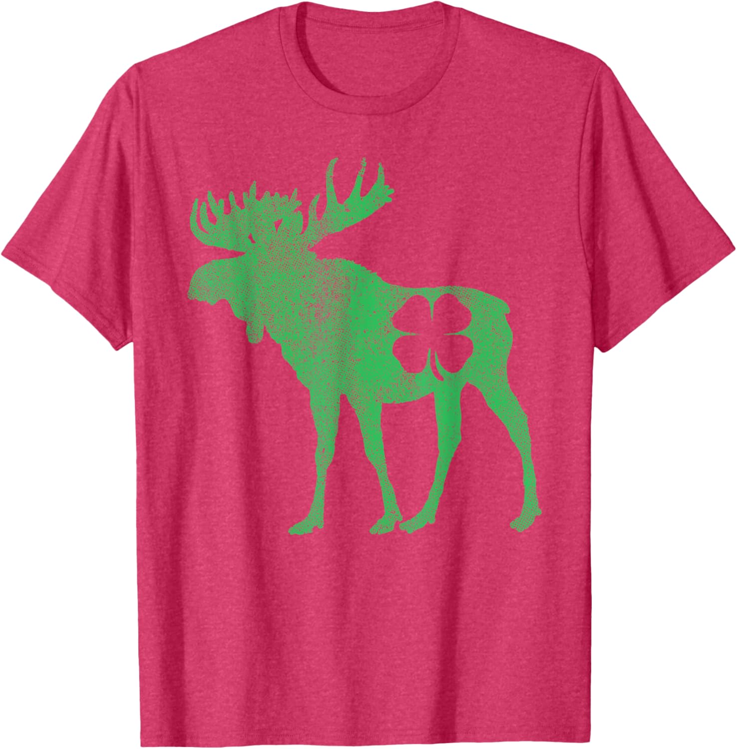 Funny Moose Shamrock St Patricks Day T-Shirt for Irish Celebration - 22