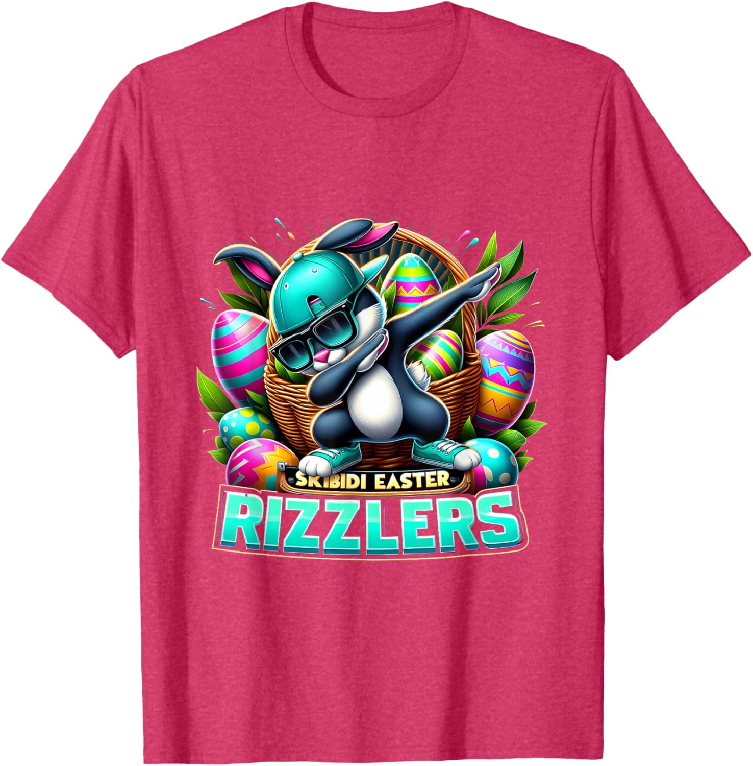 Funny Easter T-Shirt for Men Rizzler Skibidi Humor Apparel - 8