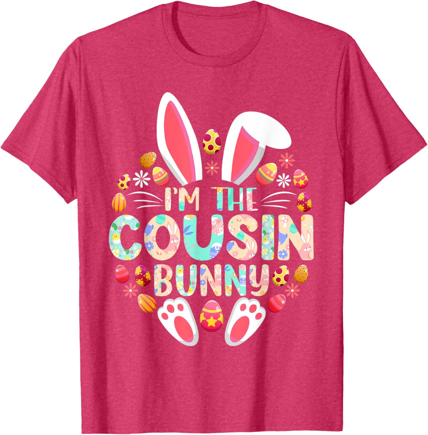 Funny Easter Bunny Family Matching T-Shirt for Cousins and Kids - 13