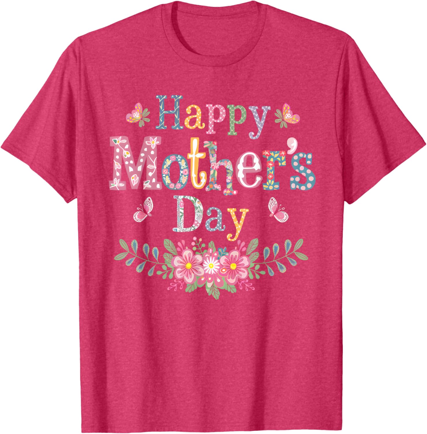 Cute Wildflowers T-Shirt for Mom and Grandma Happy Mother's Day 2025 - 13