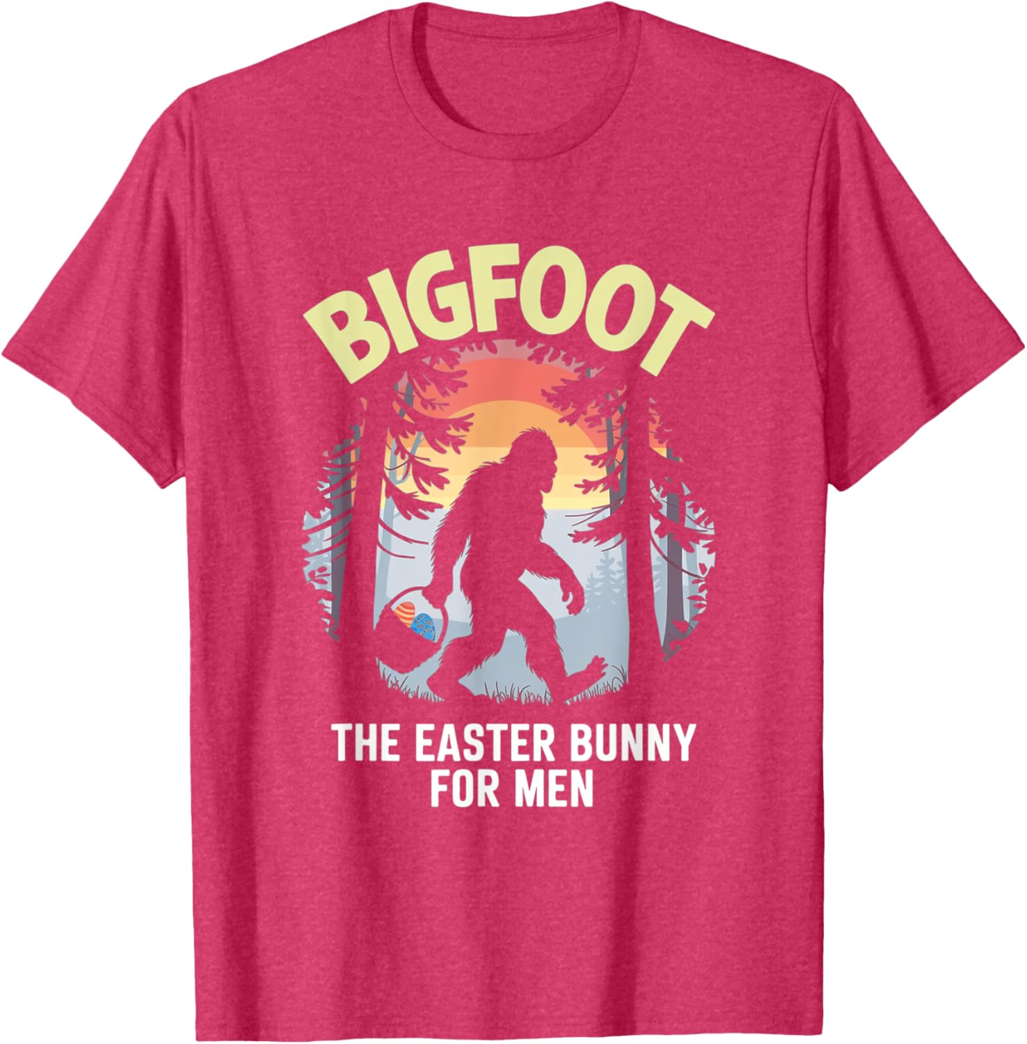 Bigfoot Easter Bunny T-Shirt for Men Fun Apparel Gift Idea - 22