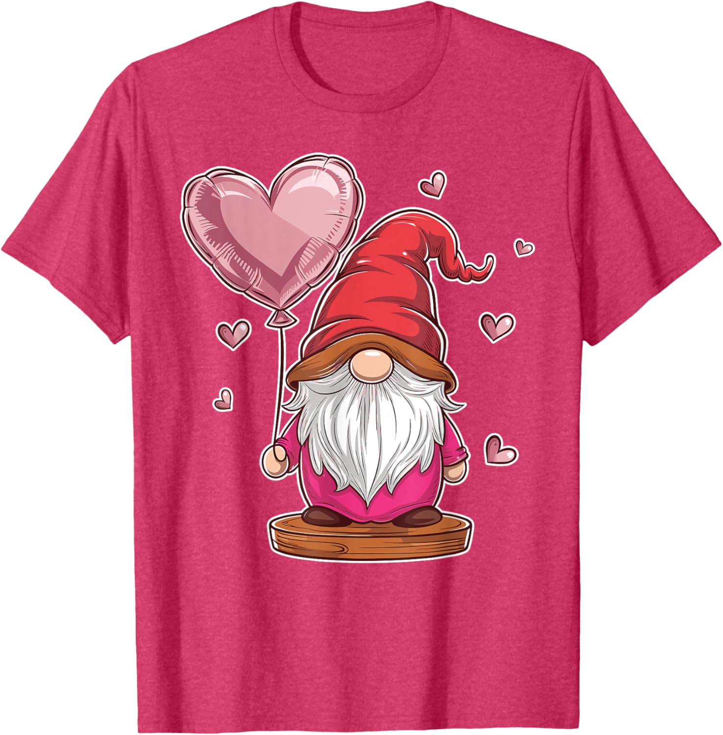 Gnome Valentine's Day Love Heart Kids T-Shirt for Fun and Style - 15
