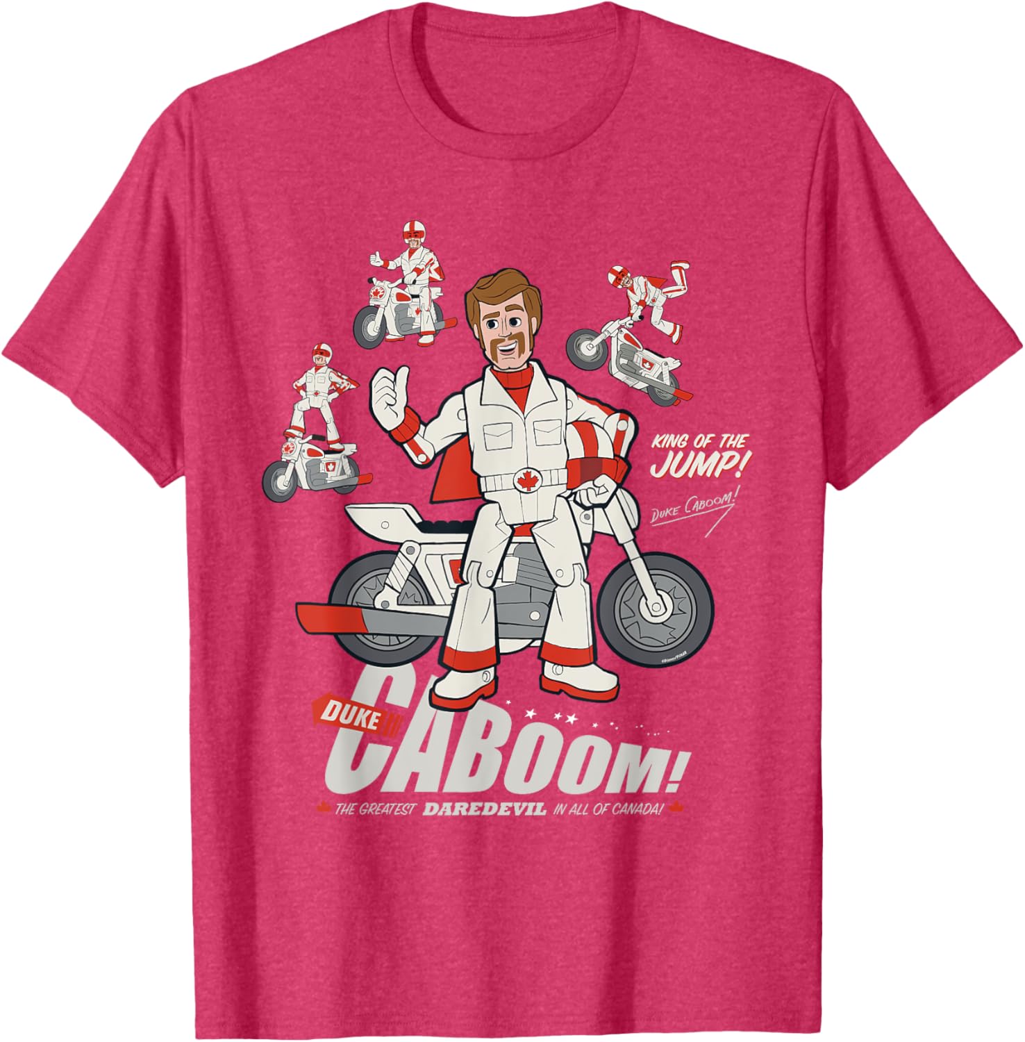 Disney Pixar Toy Story Duke Caboom Stuntman Fun Graphic T-Shirt - 7