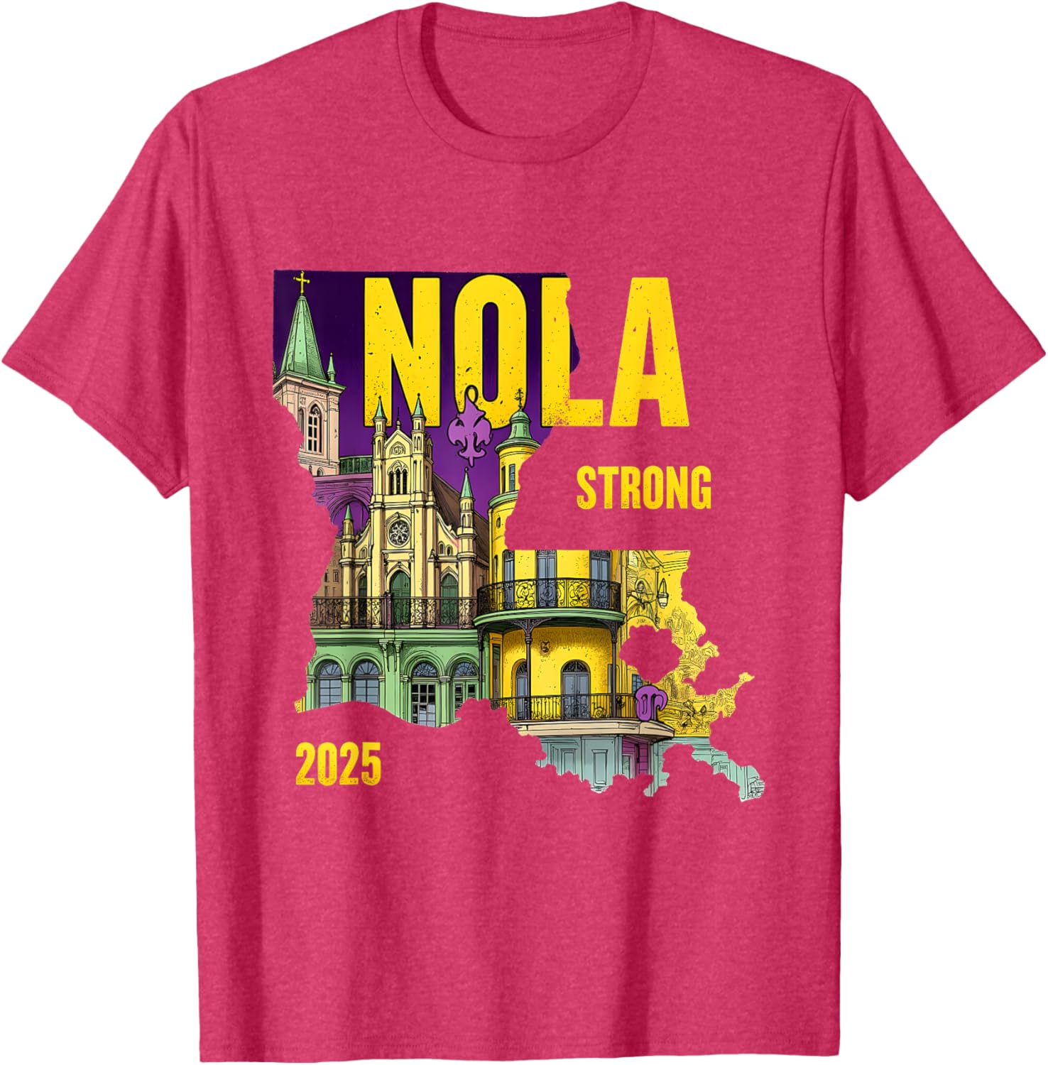 New Orleans Traveling Lovers Costume T-Shirt We Stand NOLA Strong - 12