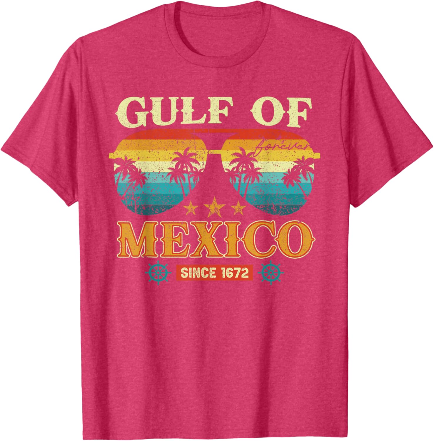 Gulf of Mexico Vintage T-Shirt Retro Style Clothing for Beach Lovers - 27