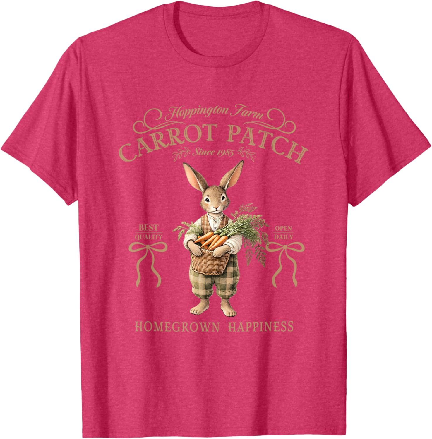 Hoppington Farm Carrot Patch Happy T-Shirt for Garden Lovers - 20