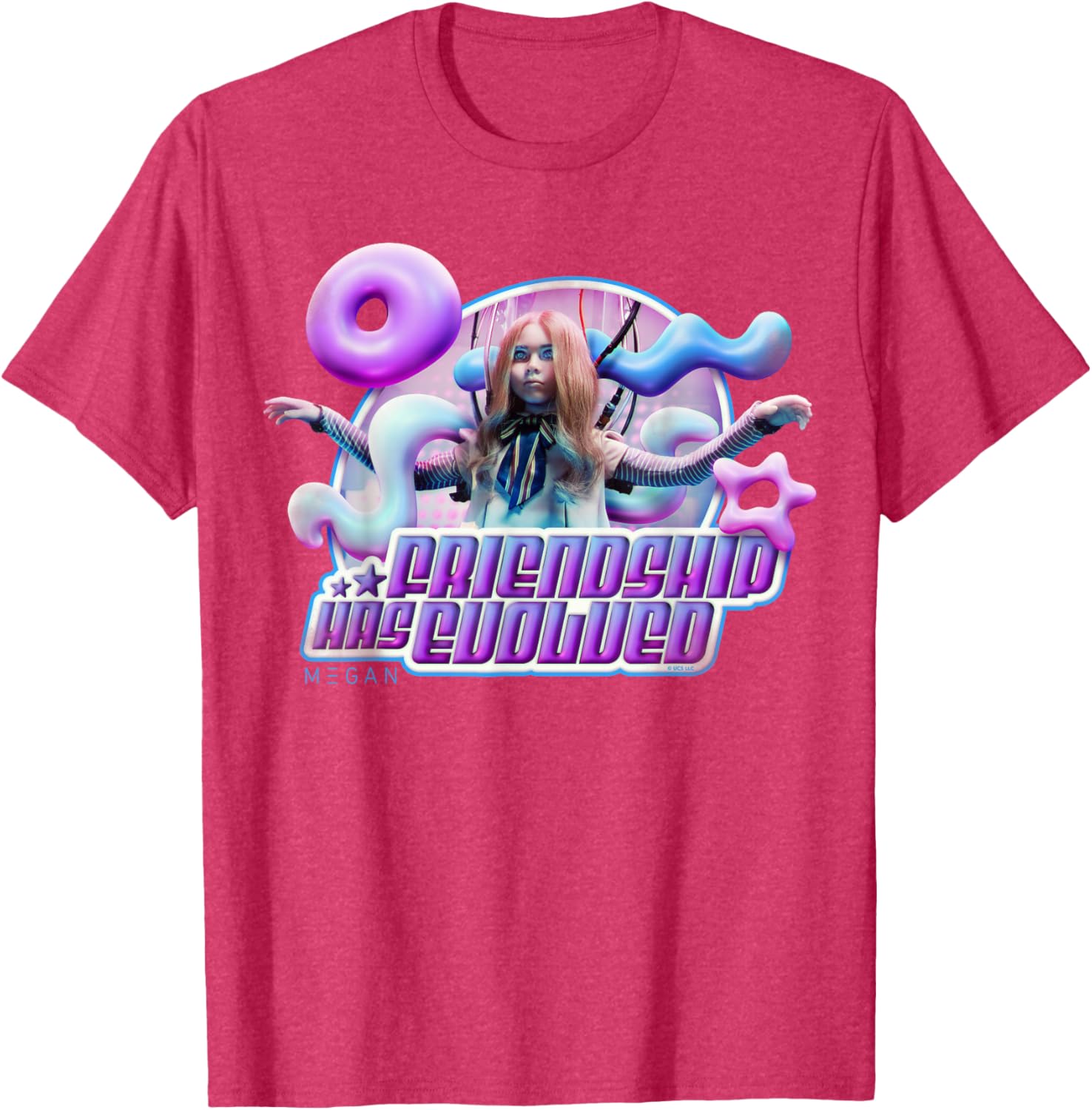 M3GAN Y2K Cyber Pop Style T-Shirt for Trendy Friendship Fashion - 15