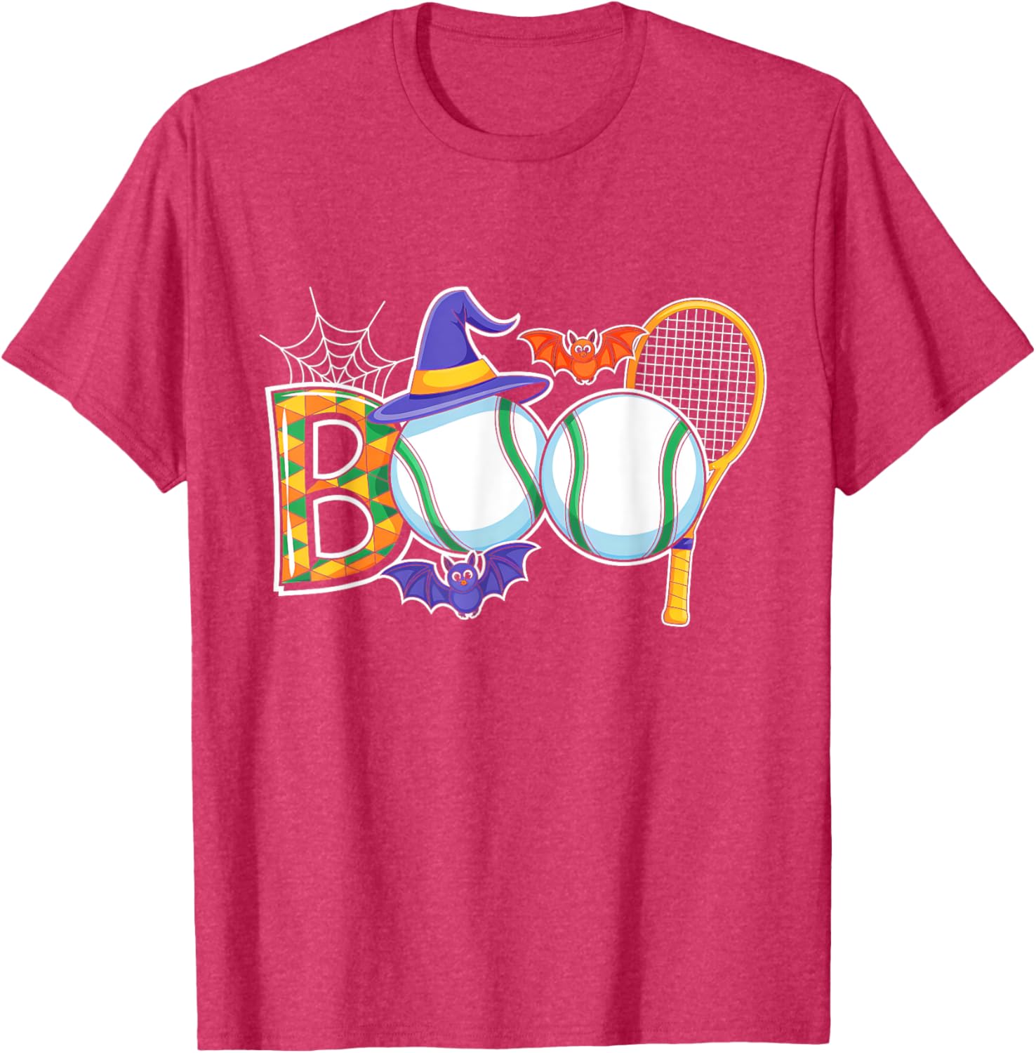 Creepy Pumpkin Tennis Lover T-Shirt for Halloween Fun and Sports Spirit - 16