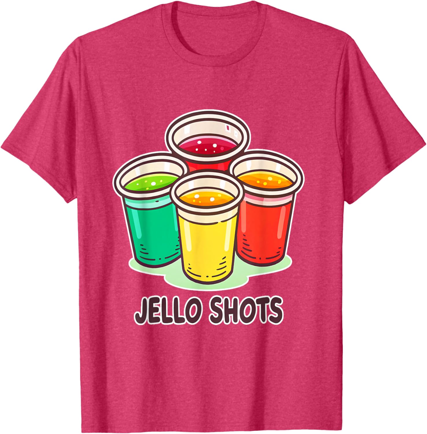 Colorful Jello Shots Party T-Shirt for Fun Celebrations and Events - 15