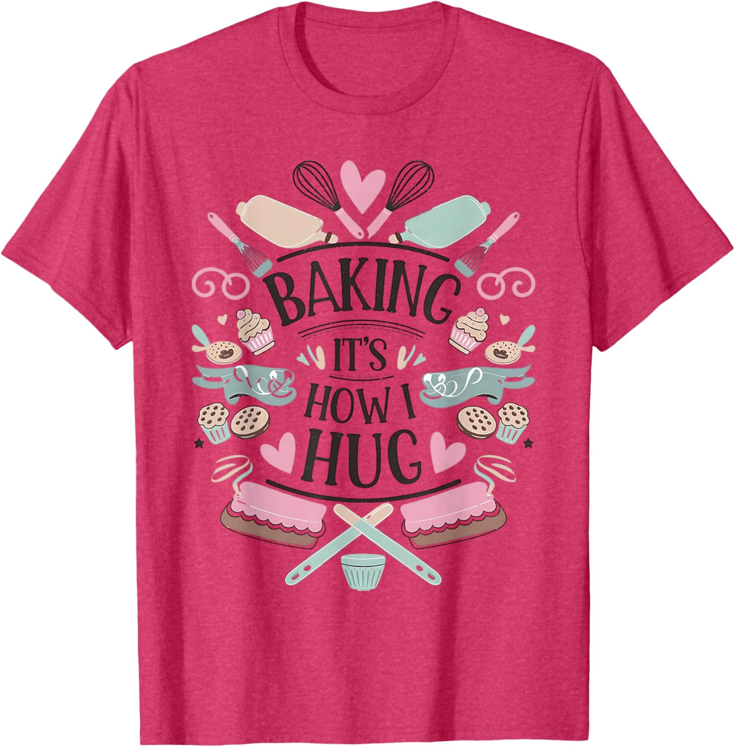 Cozy Kitchen Creations Funny Baker T-Shirt Grey Unisex Short Sleeve Size Small - 11