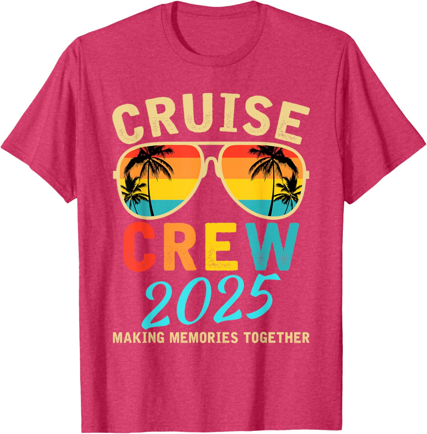 Cruise Crew 2025 Summer Vacation Funny Matching Group T-Shirt - 2