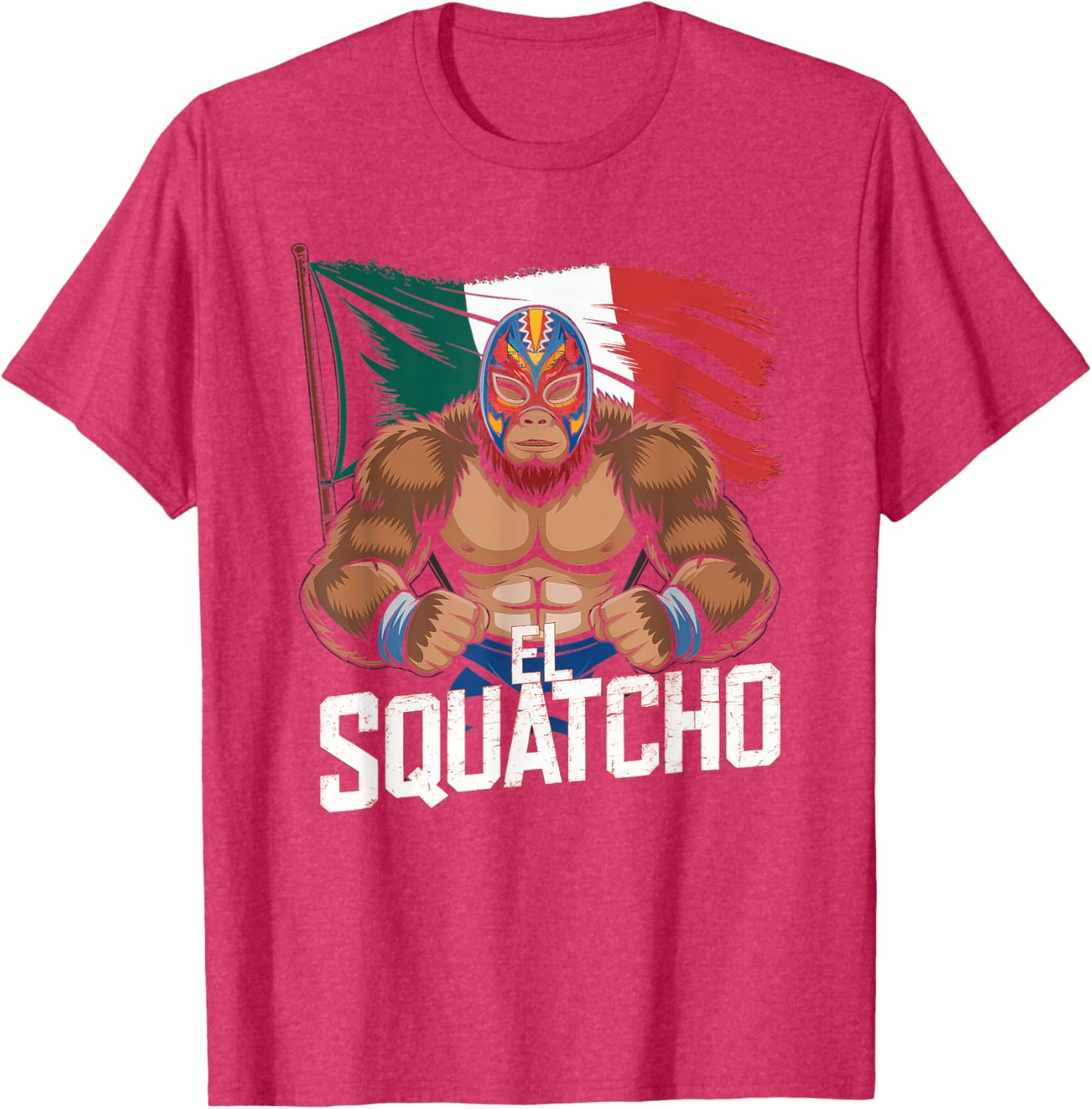El Squatcho Bigfoot T-Shirt for Men and Women - Fun Sasquatch Design - 25