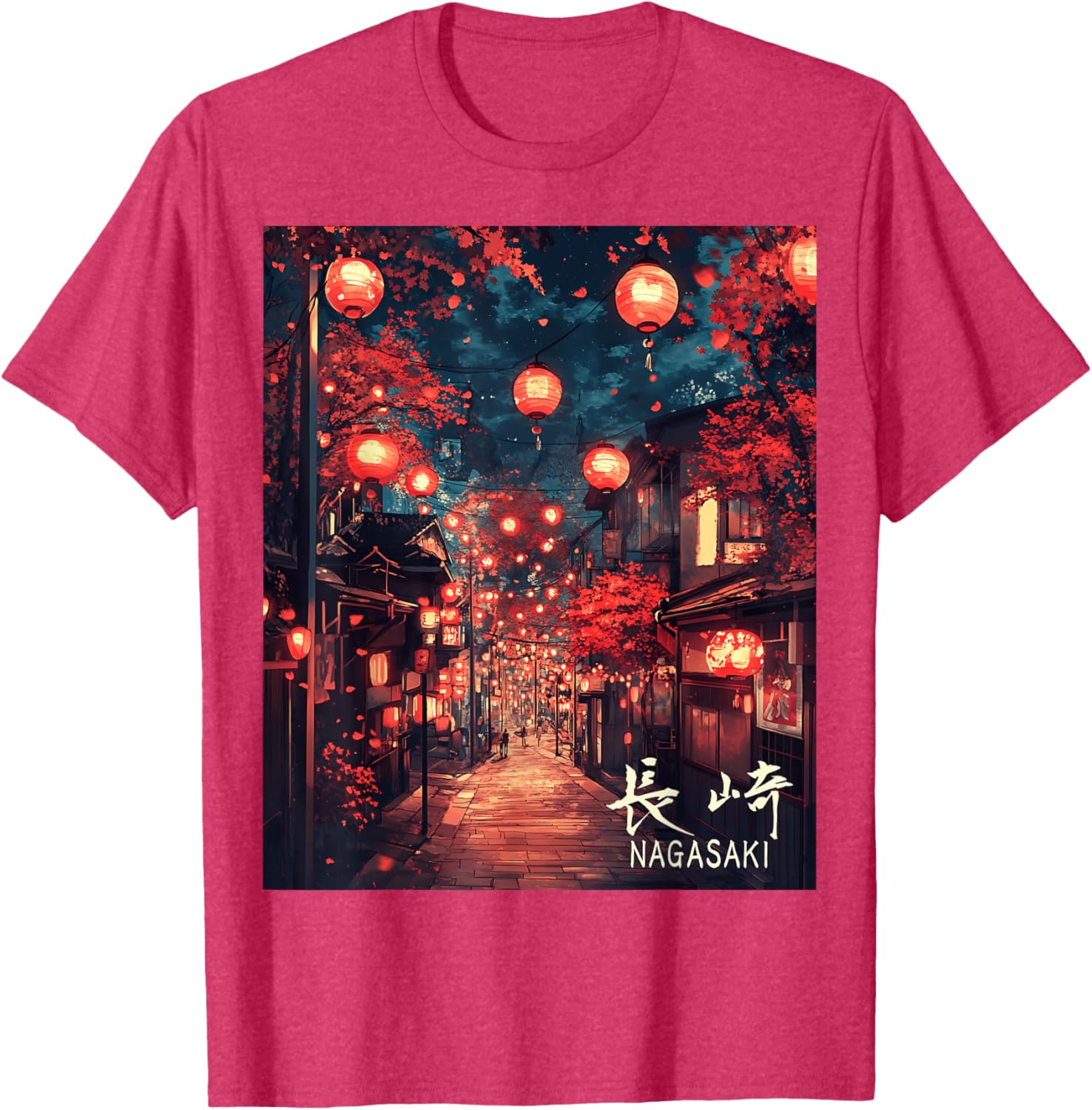 Japan Village Nagasaki Lantern Festival Streetwear T-Shirt for Unique Style - 8
