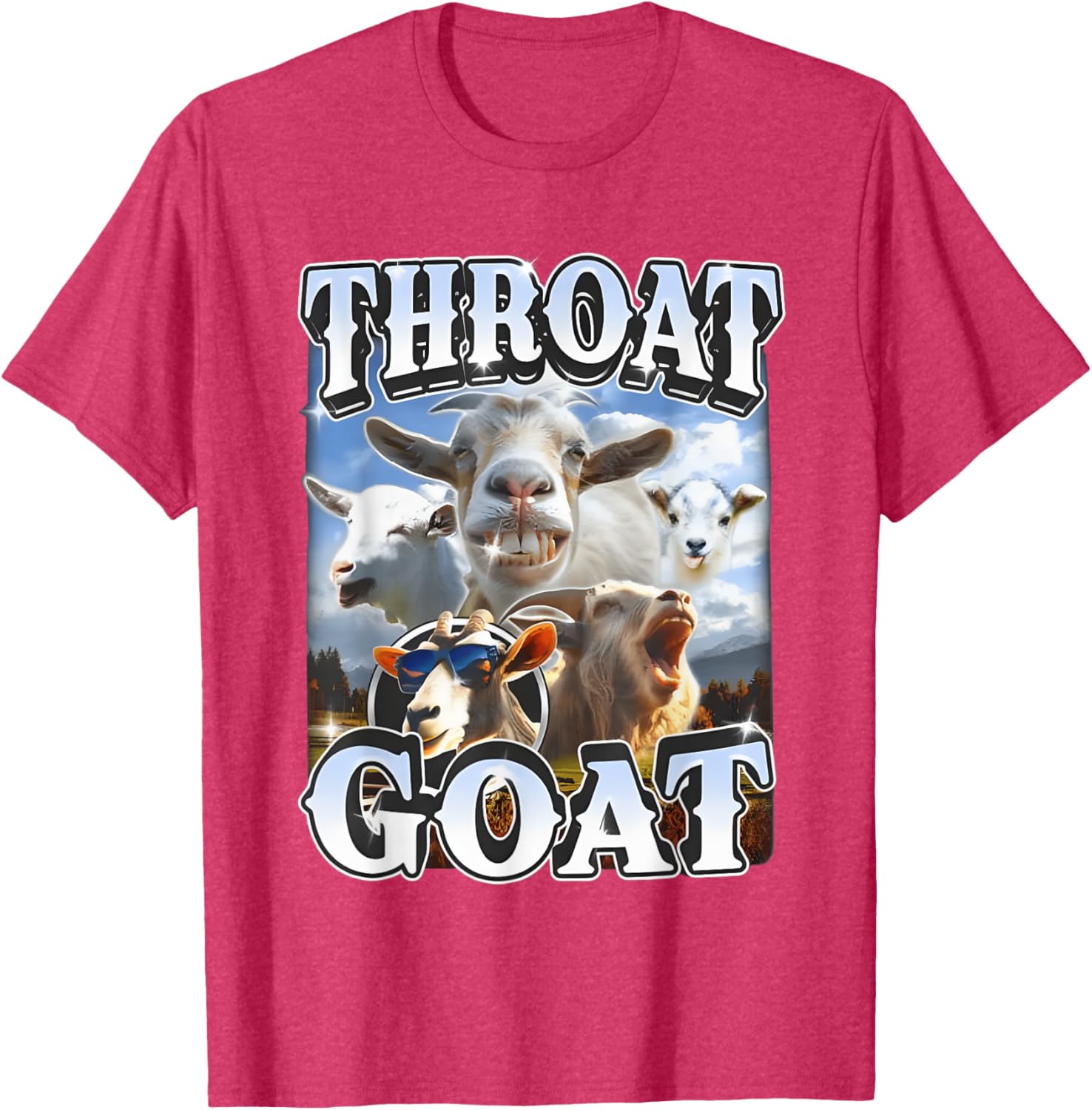 Throat Goat Retro Funny Gag T-Shirt for Adult Humor Lovers - 18