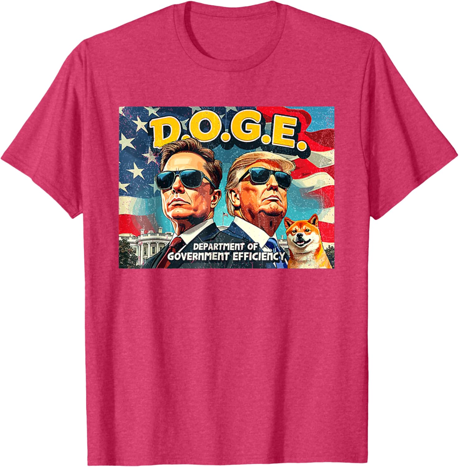 DOGE Department of Government Efficiency Trump 47th Anniversary T-Shirt - 22