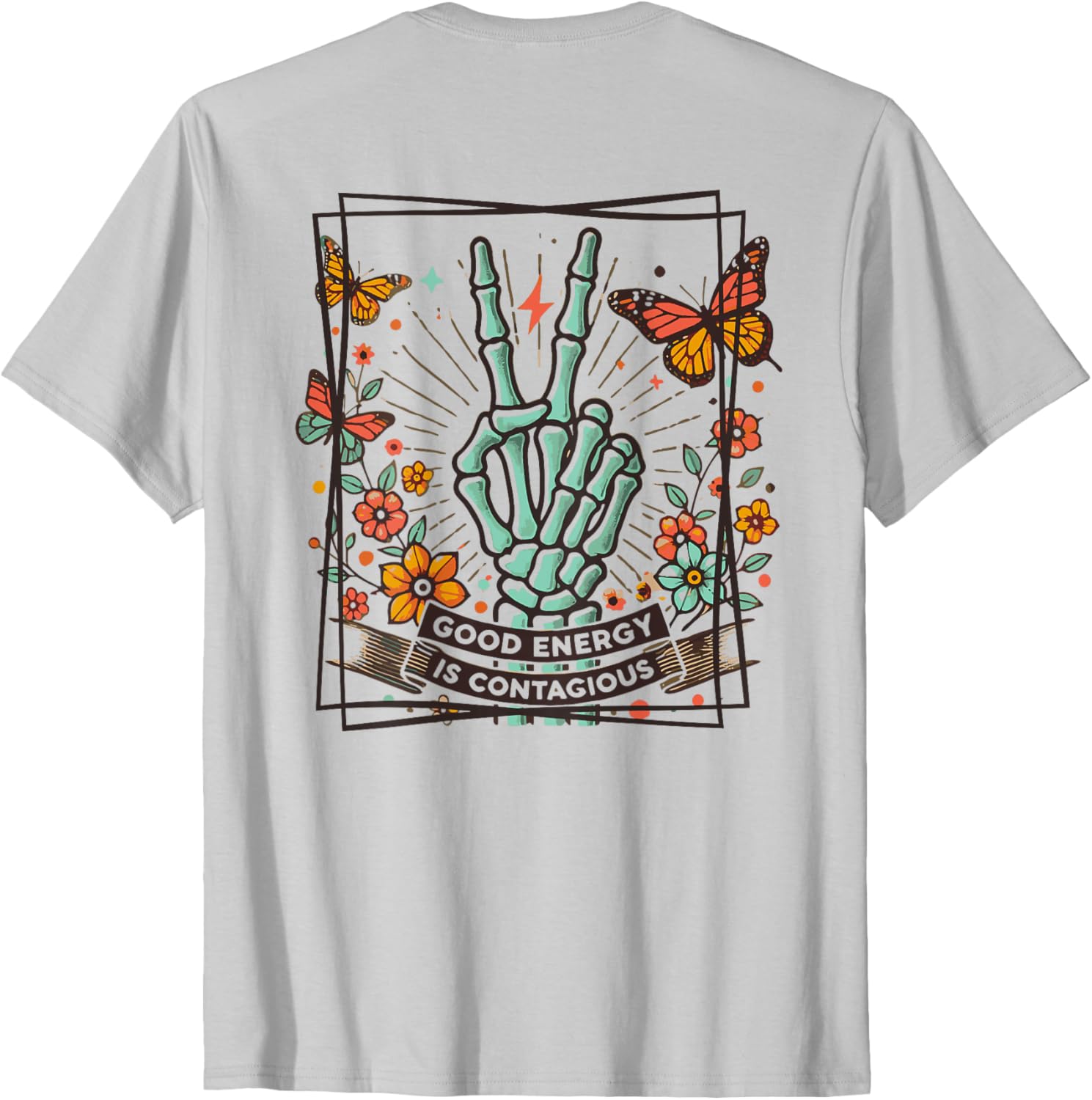 Good Energy Is Contagious Motivational Positive T-Shirt for Inspiration - 6