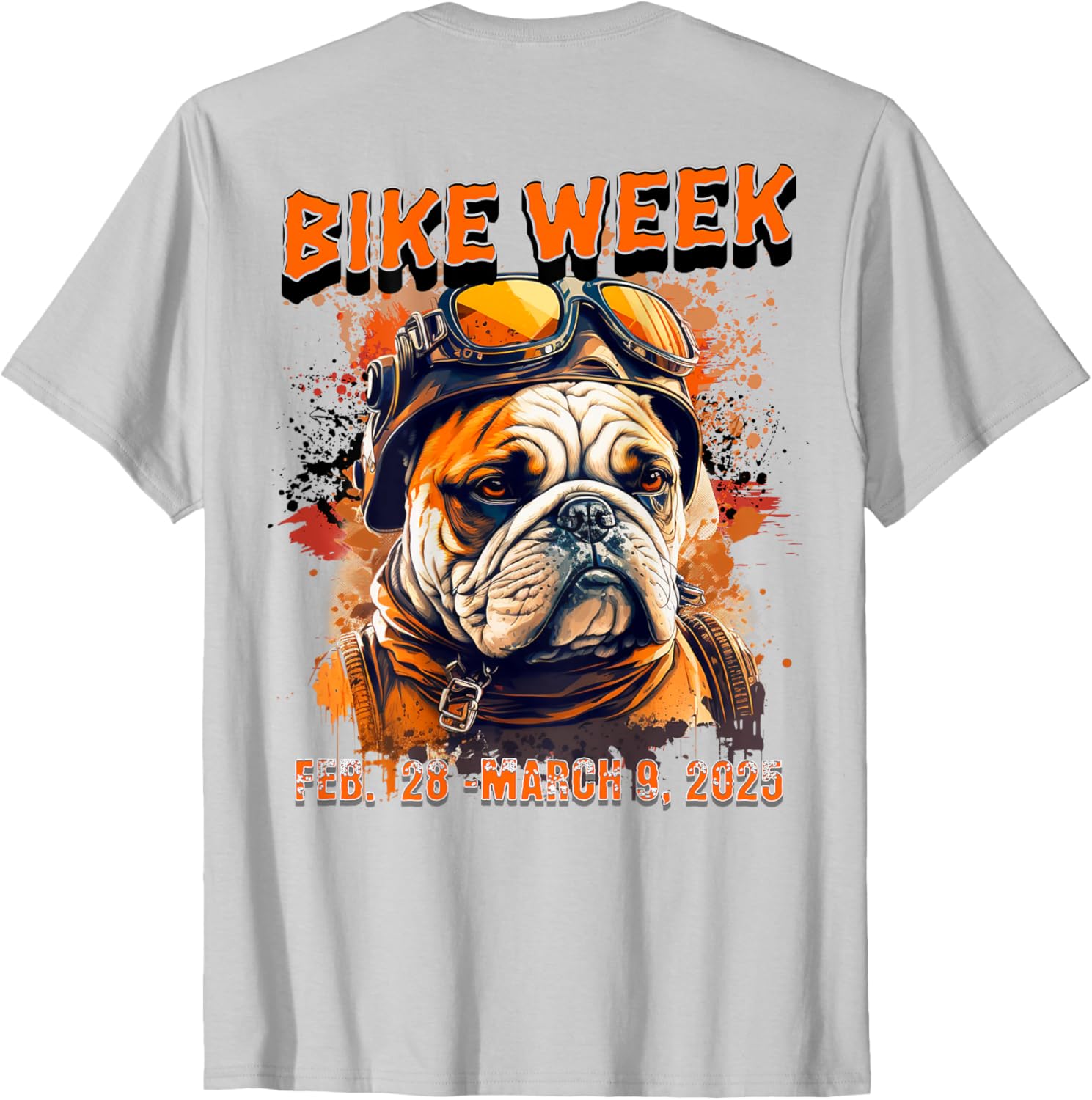Bike Week 2025 Rally Dog Art T-Shirt for Men, Women, and Kids - 4