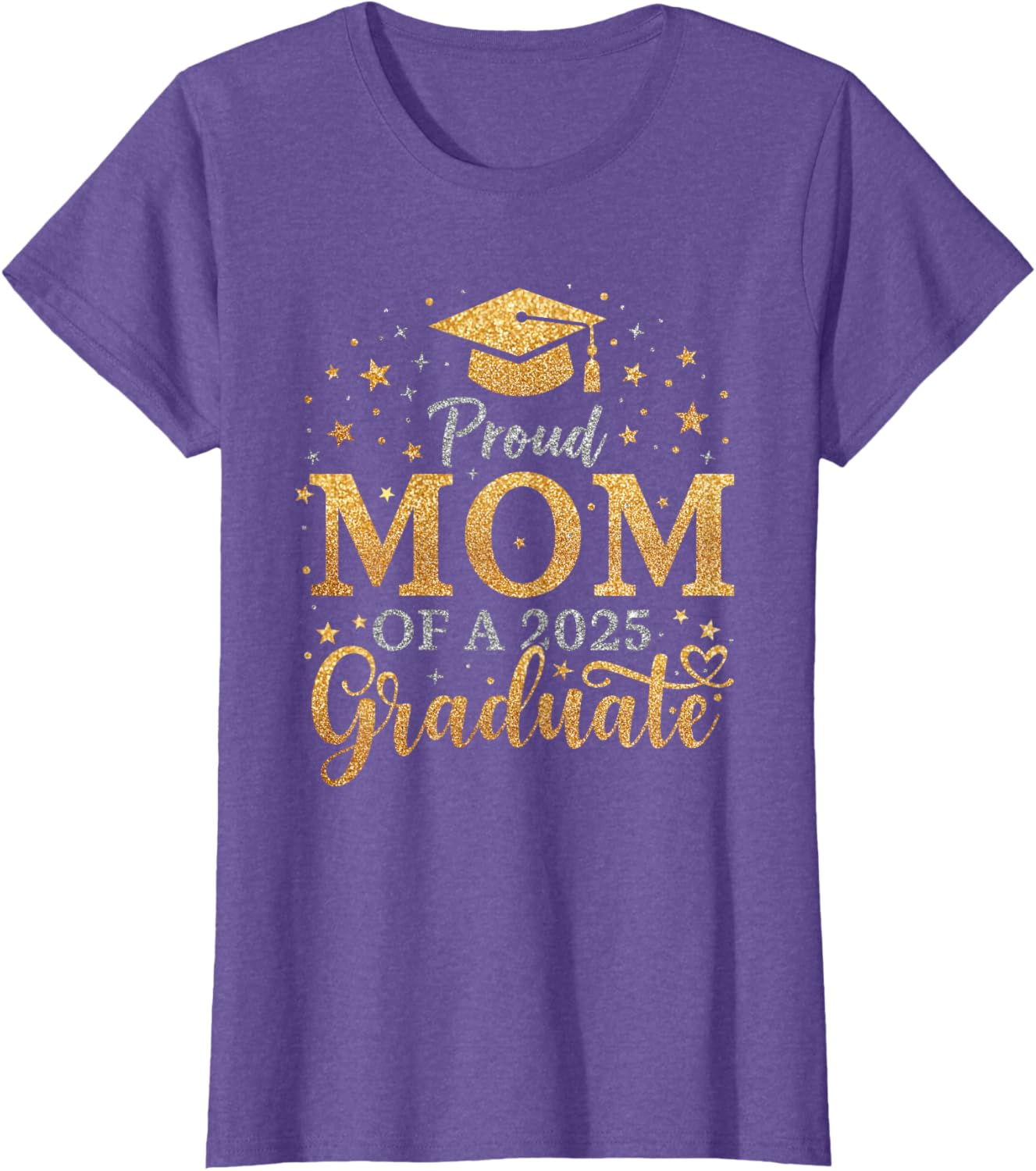 Funny Senior Mom of Class of 2025 Graduate T-Shirt for Proud Moms - 12