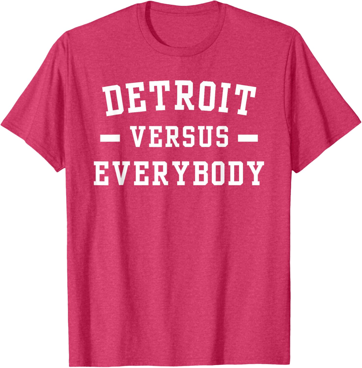 Detroit Versus Everybody Graphic Tee - Stylish Casual Wear for Fans - 6