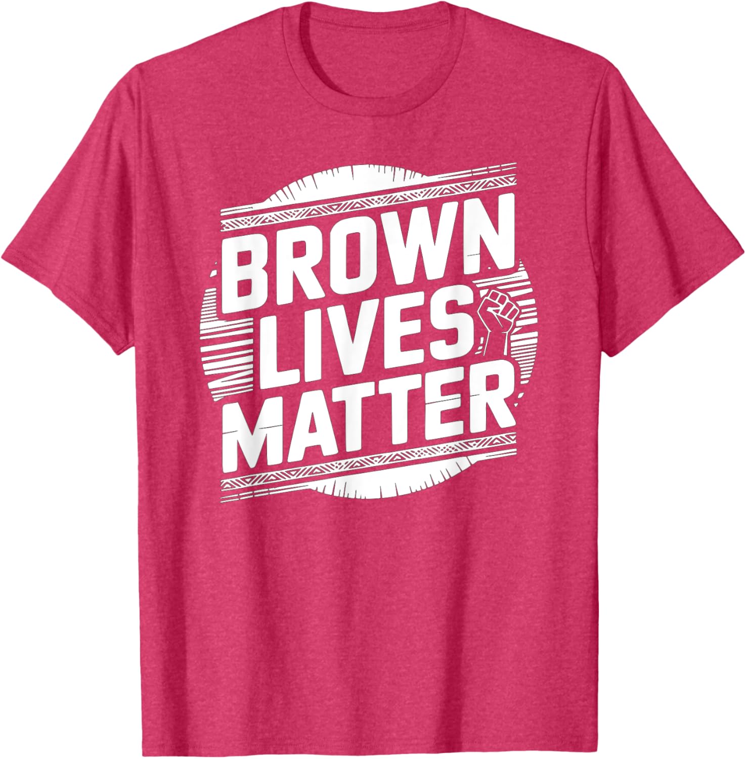 Brown Lives Matter Pro-Immigration Unity T-Shirt for Activism Support - 3