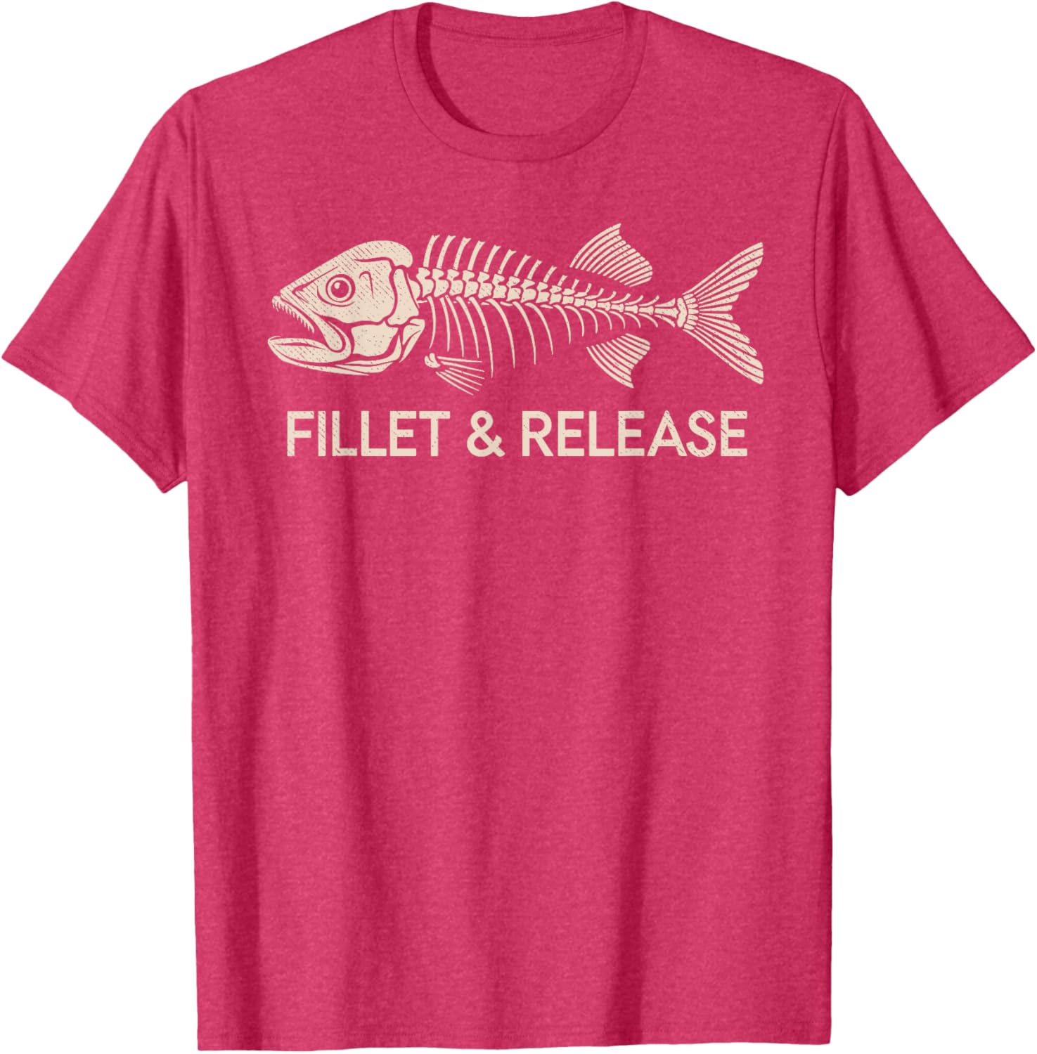 Funny Fishing T-Shirt for Anglers - Fillet and Release Humor Tee - 21