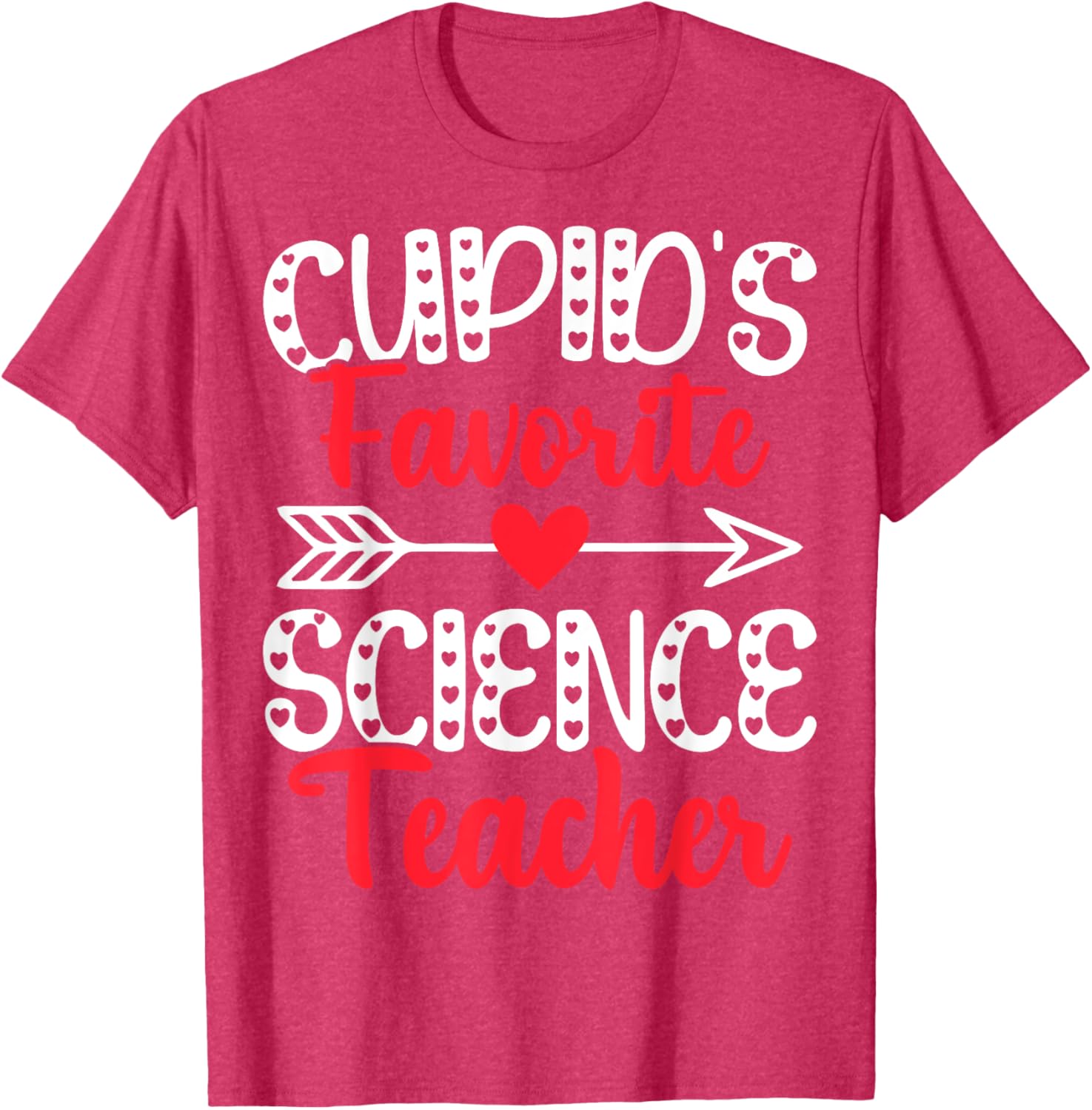 Cupid's Favorite Science Teacher Funny Valentine's Day T-Shirt Gift - 2