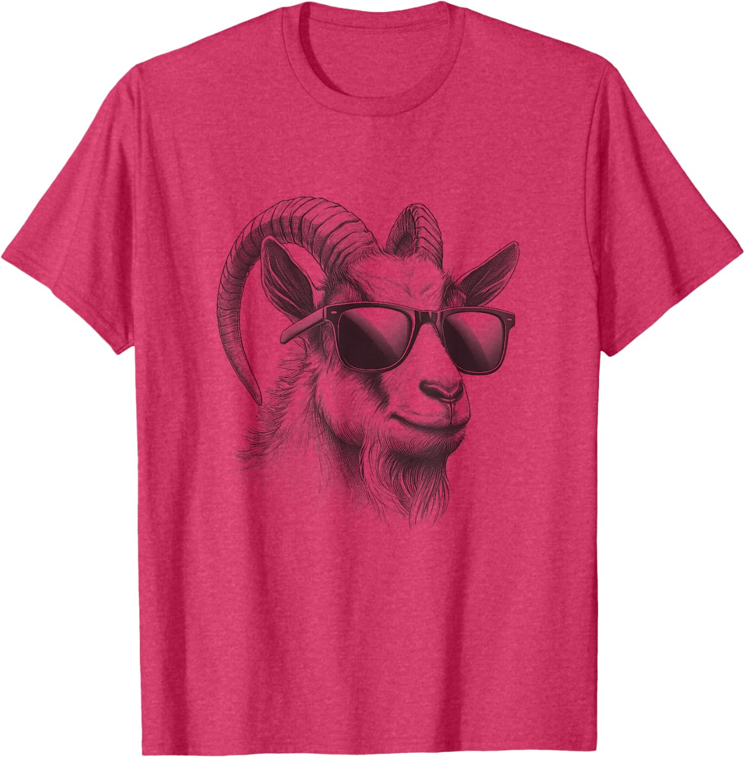 Cool Goat Sunglasses T-Shirt for Adults and Kids - Fun Casual Wear - 4