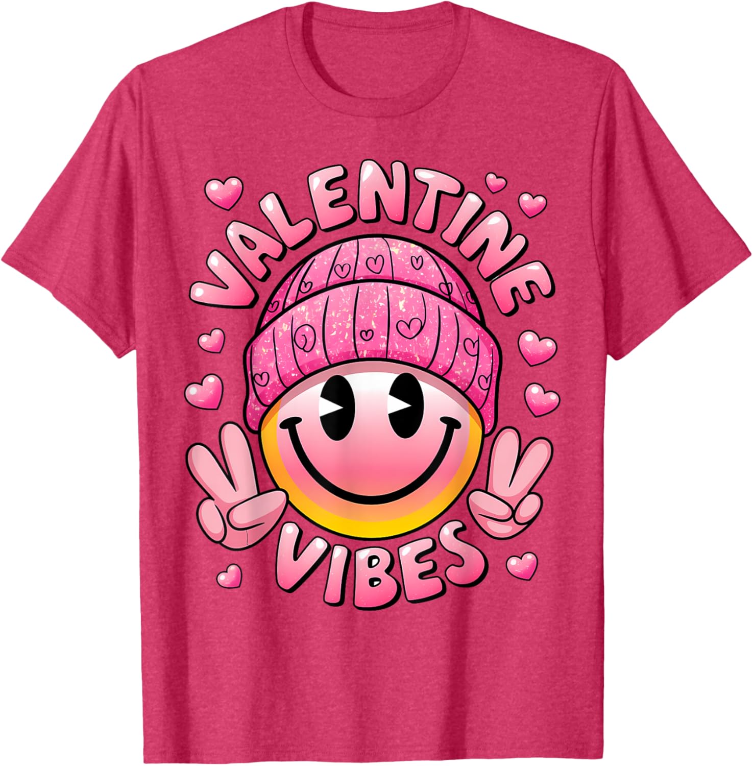 Valentine Vibes T-Shirt for Men, Women, and Kids - Perfect for Love Day - 7